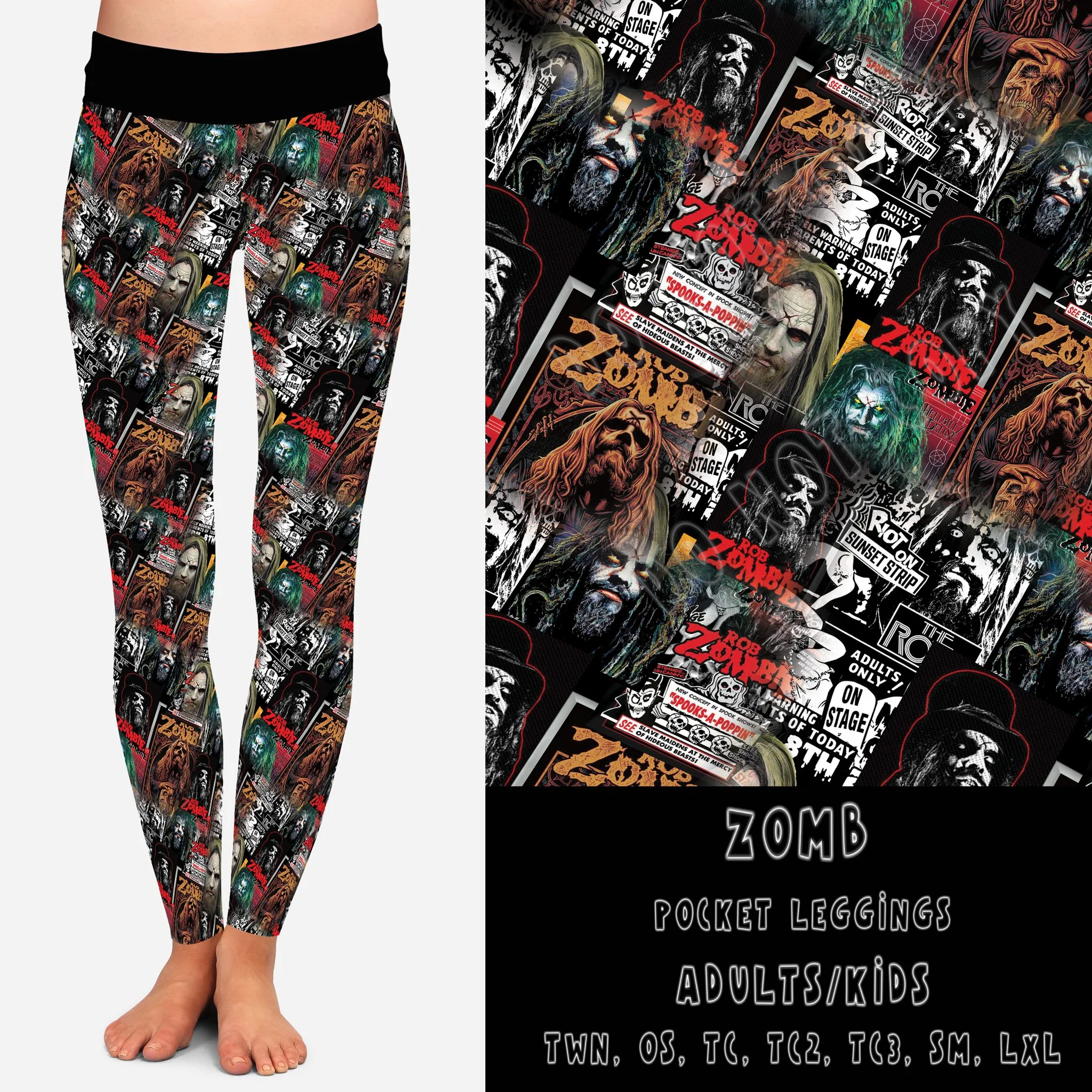 DARK TWISTED RUN-ZOMB-LEGGING/JOGGER - Image 2