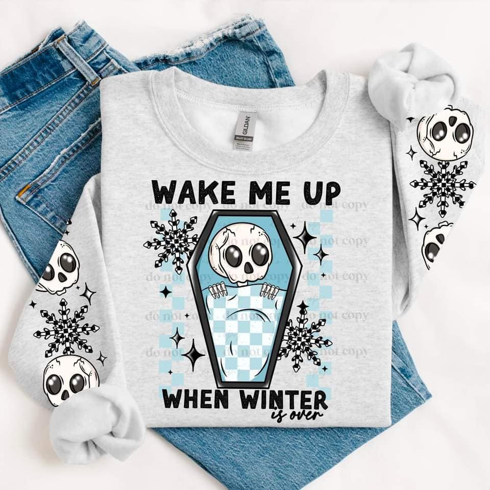 WAKE ME UP SWEATSHIRT W/ SLEEVE PRINT - Image 2