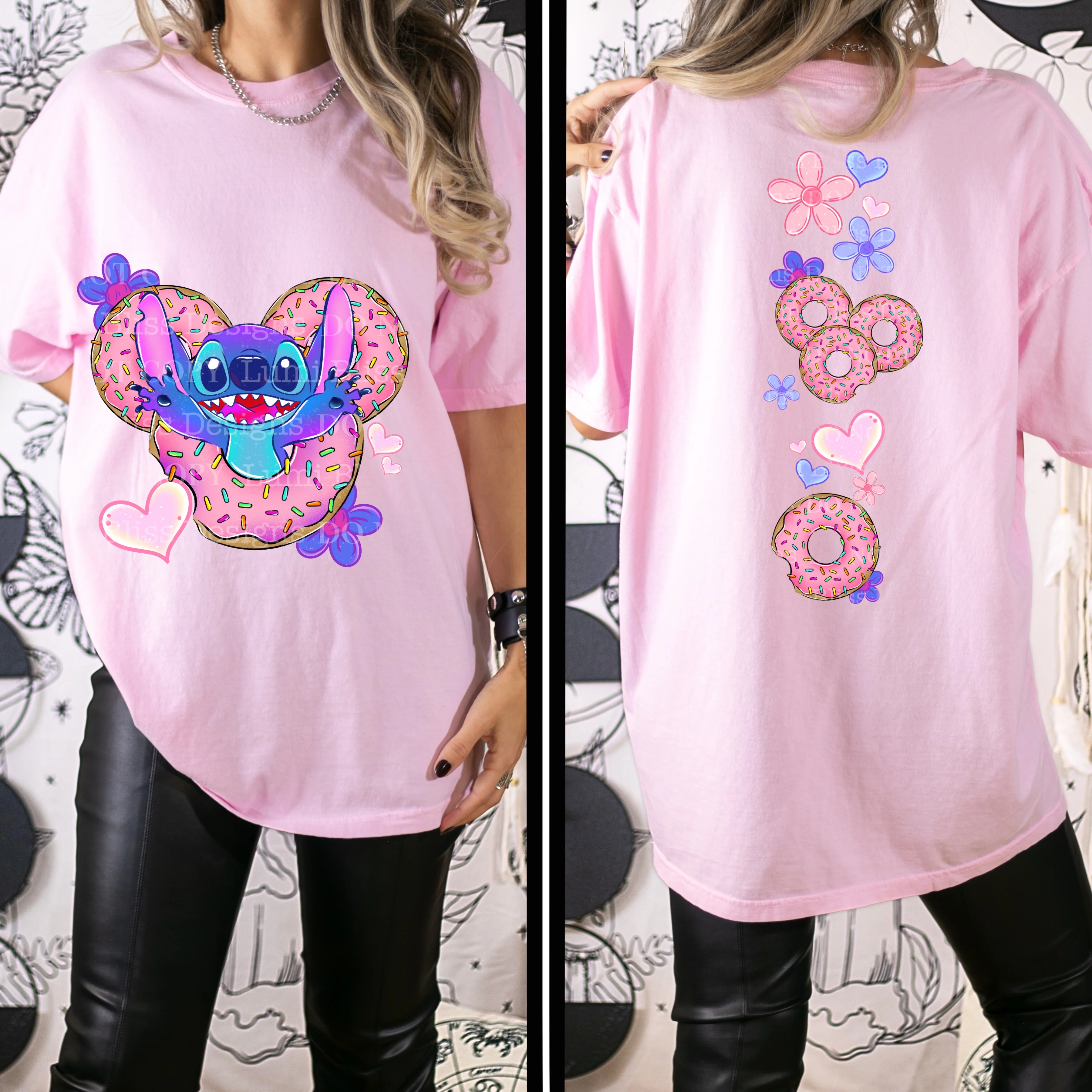 DONUT ALIEN- DOUBLE SIDED TEE - Image 3