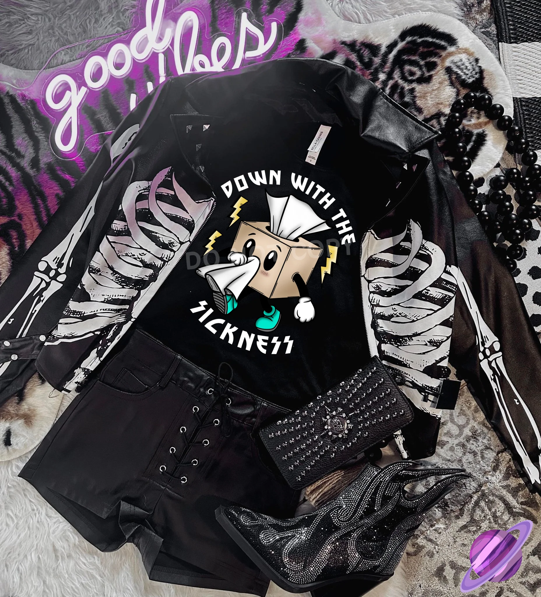 DOWN WITH THE SICKNESS TEE
