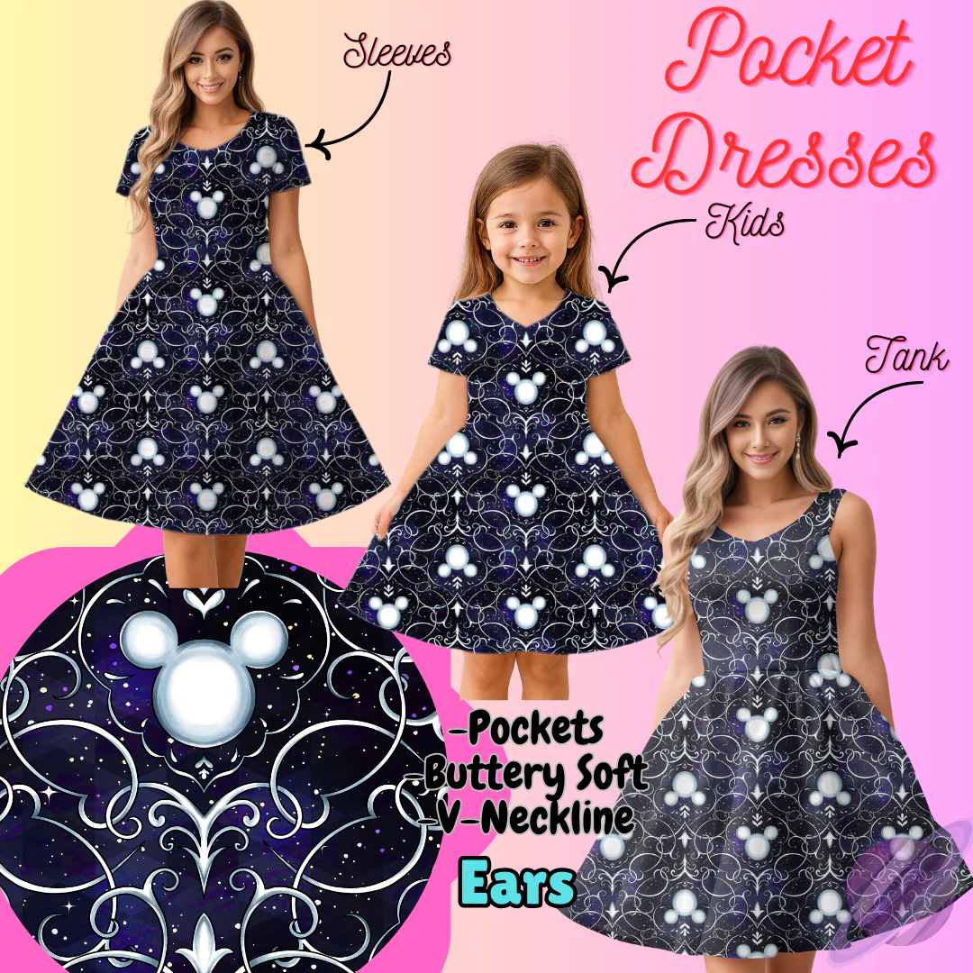 EARS-POCKET DRESS PREORDER-CLOSING 3/16