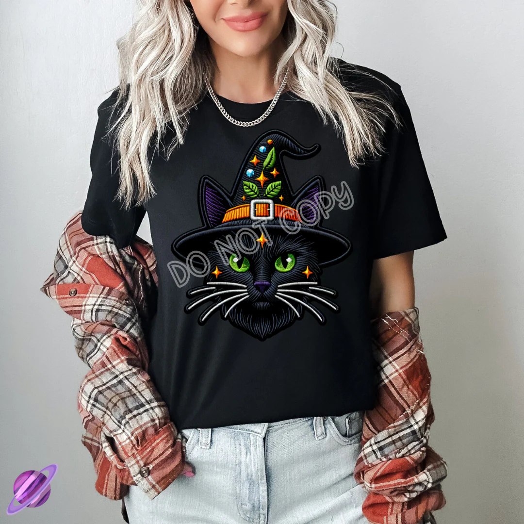 EMBROID WITCHY SKULL TEE - Image 4
