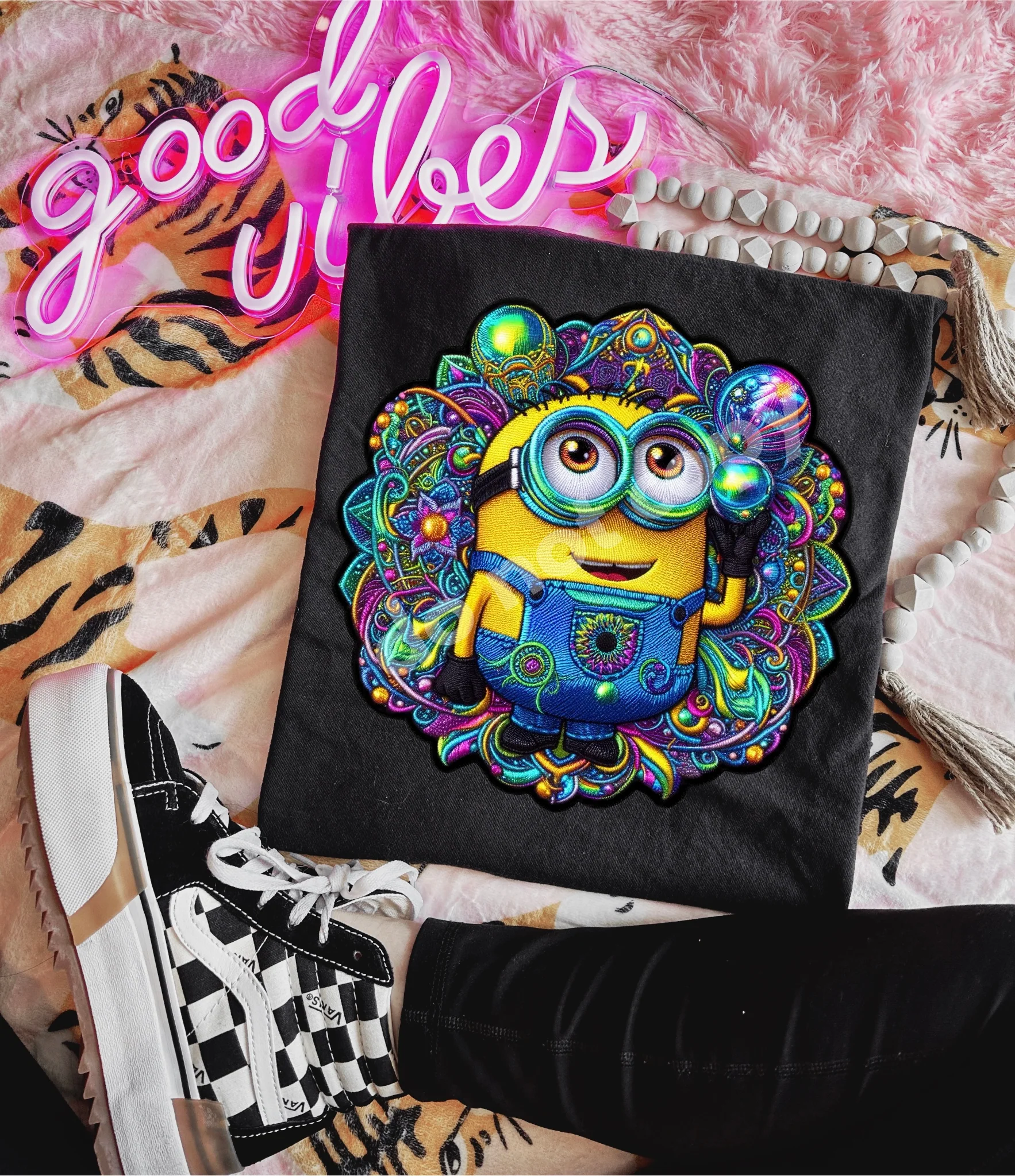 EMBROID YELLOW DUDE TEE