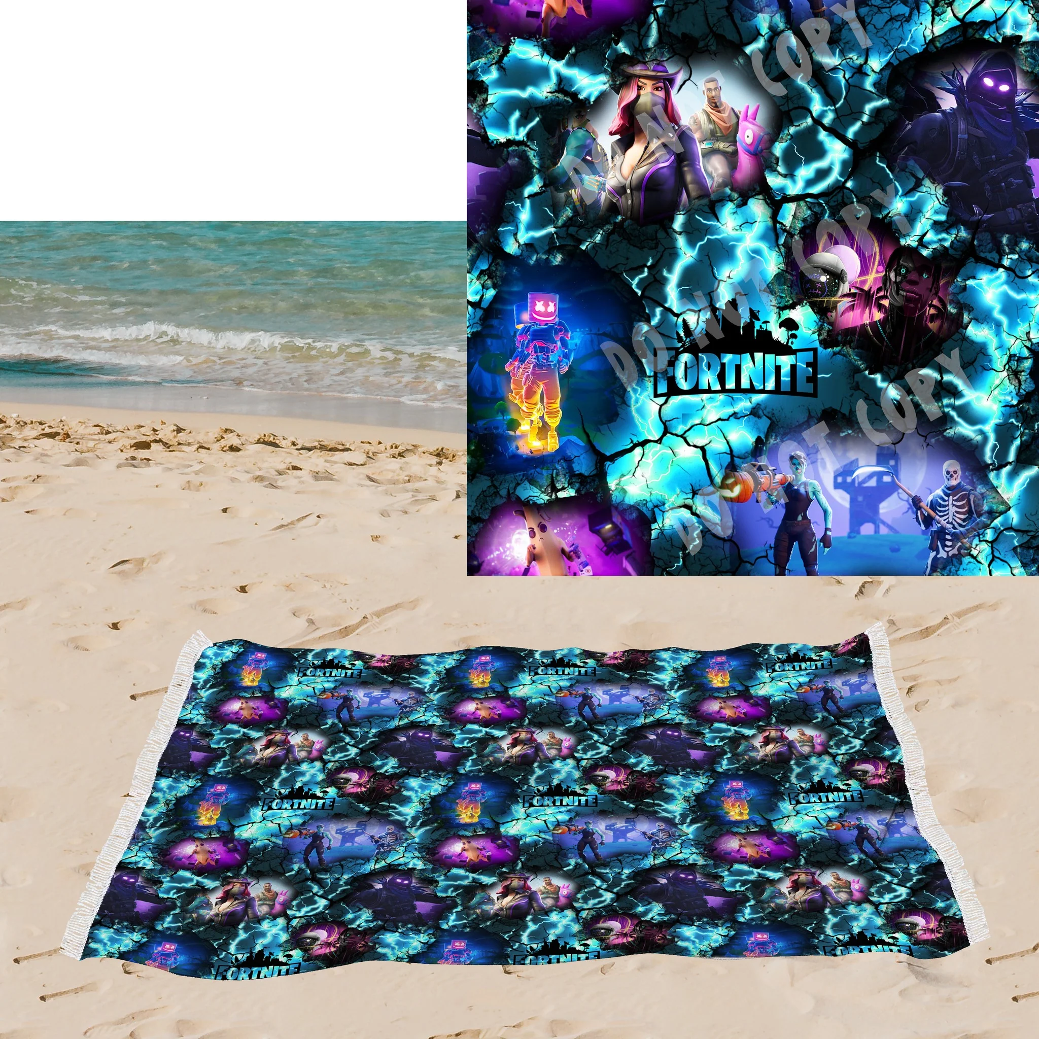 F-Night-OVERSIZED BEACH TOWEL 6-PREORDER CLOSING 3/20