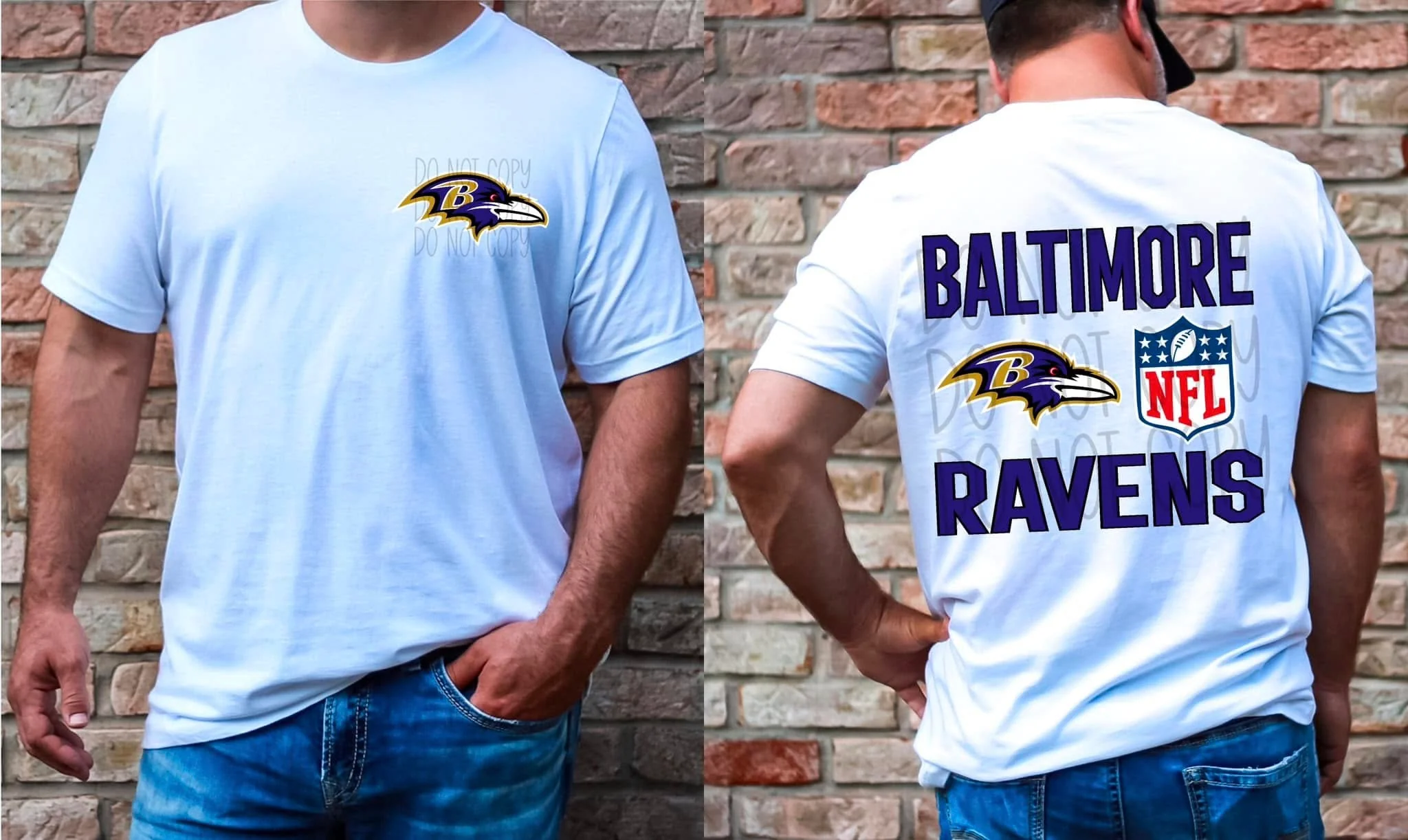 FBALL POCKET PRINT DOUBLE SIDED TEE - Image 7