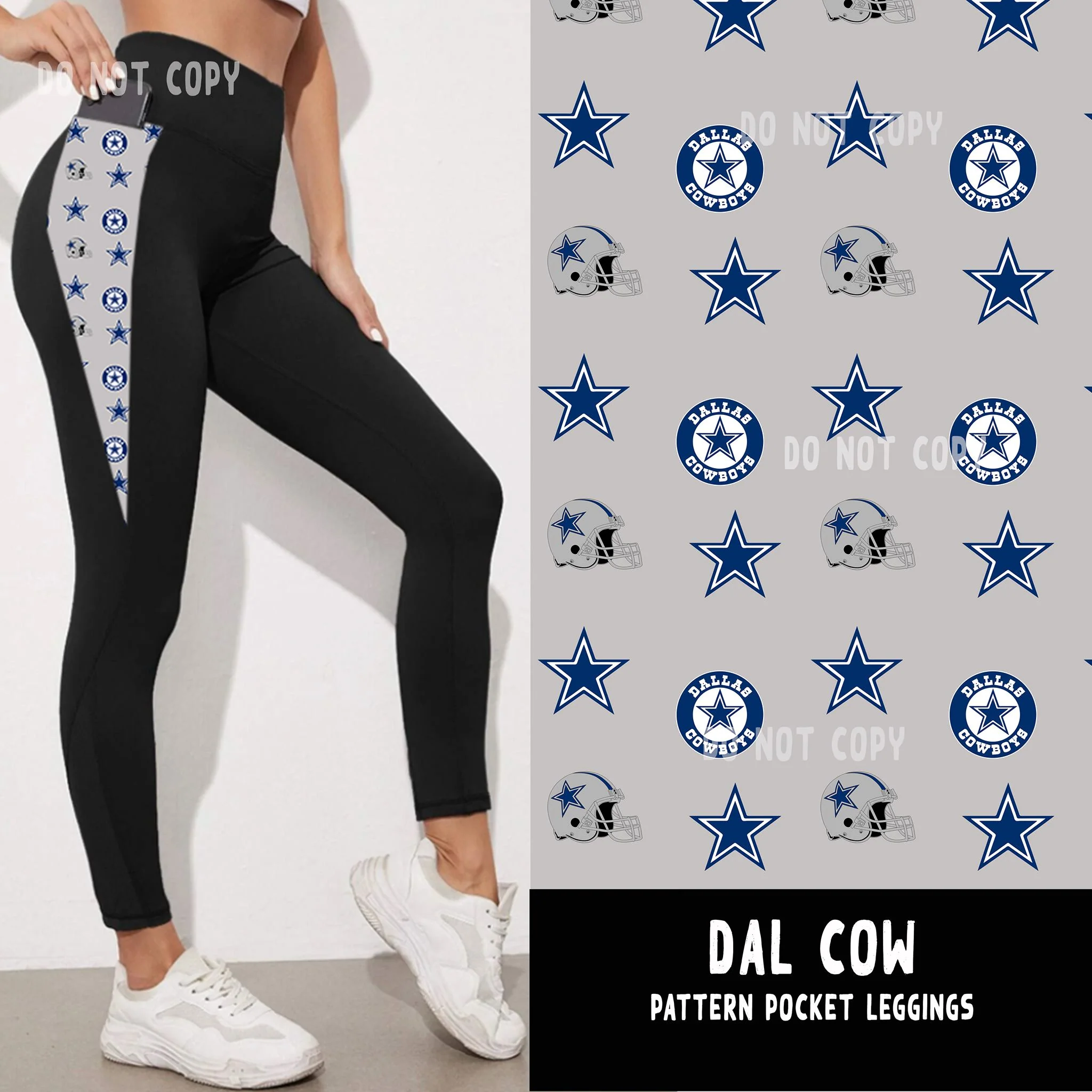 FBALL RUN -DAL COW- LEGGINGS