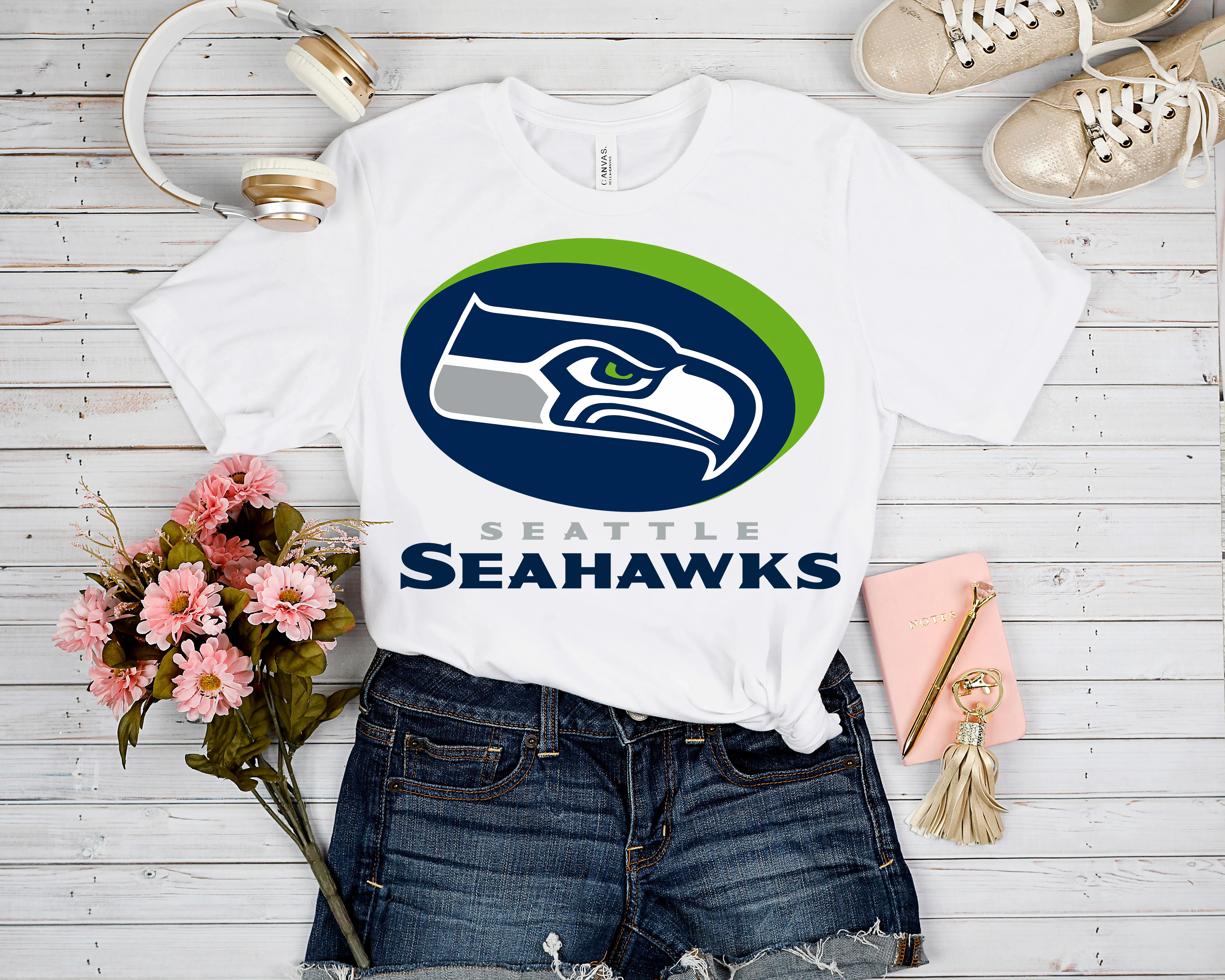 FBALL RUN-HAWKS TEE- PREORDER CLOSING 9/12