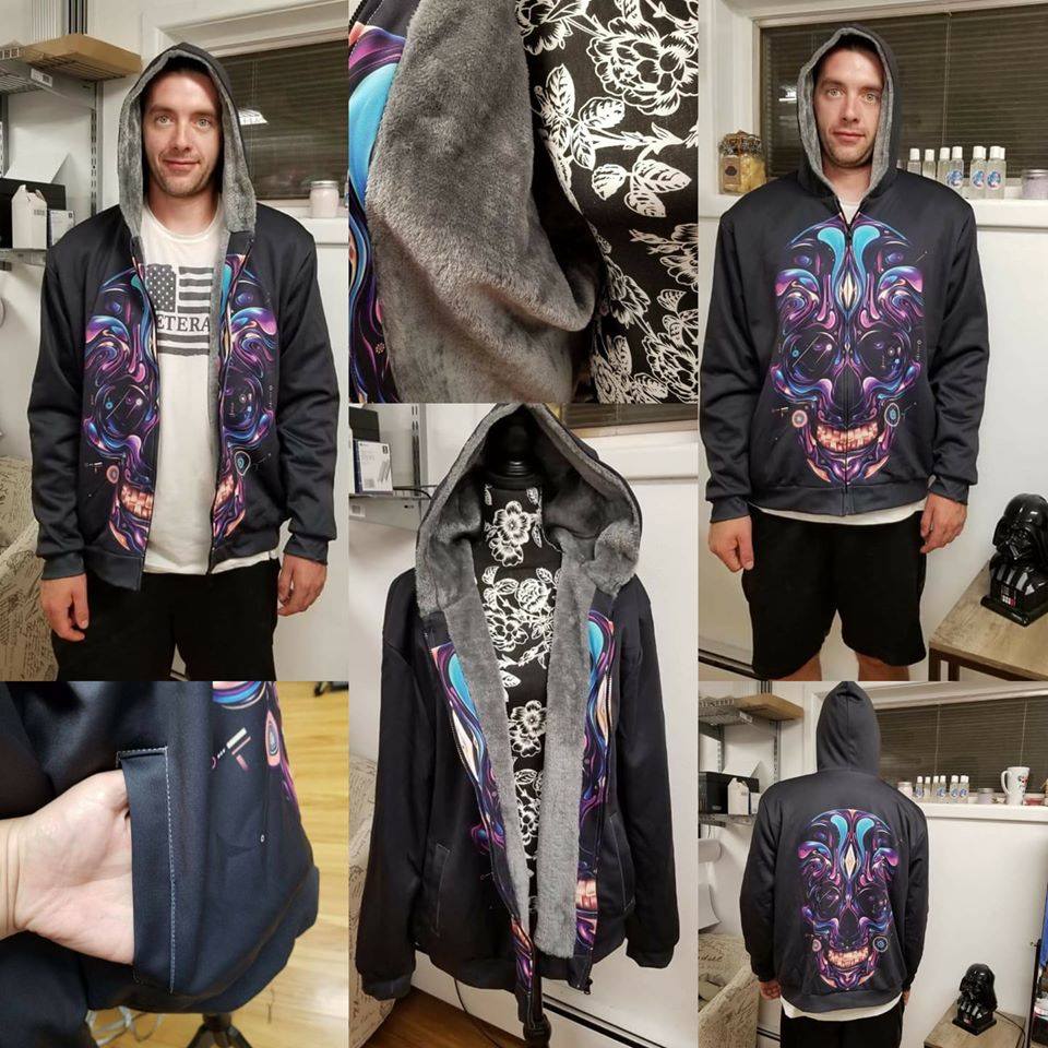 FLEECE JACKET RUN-STAINED GLASS - Image 4