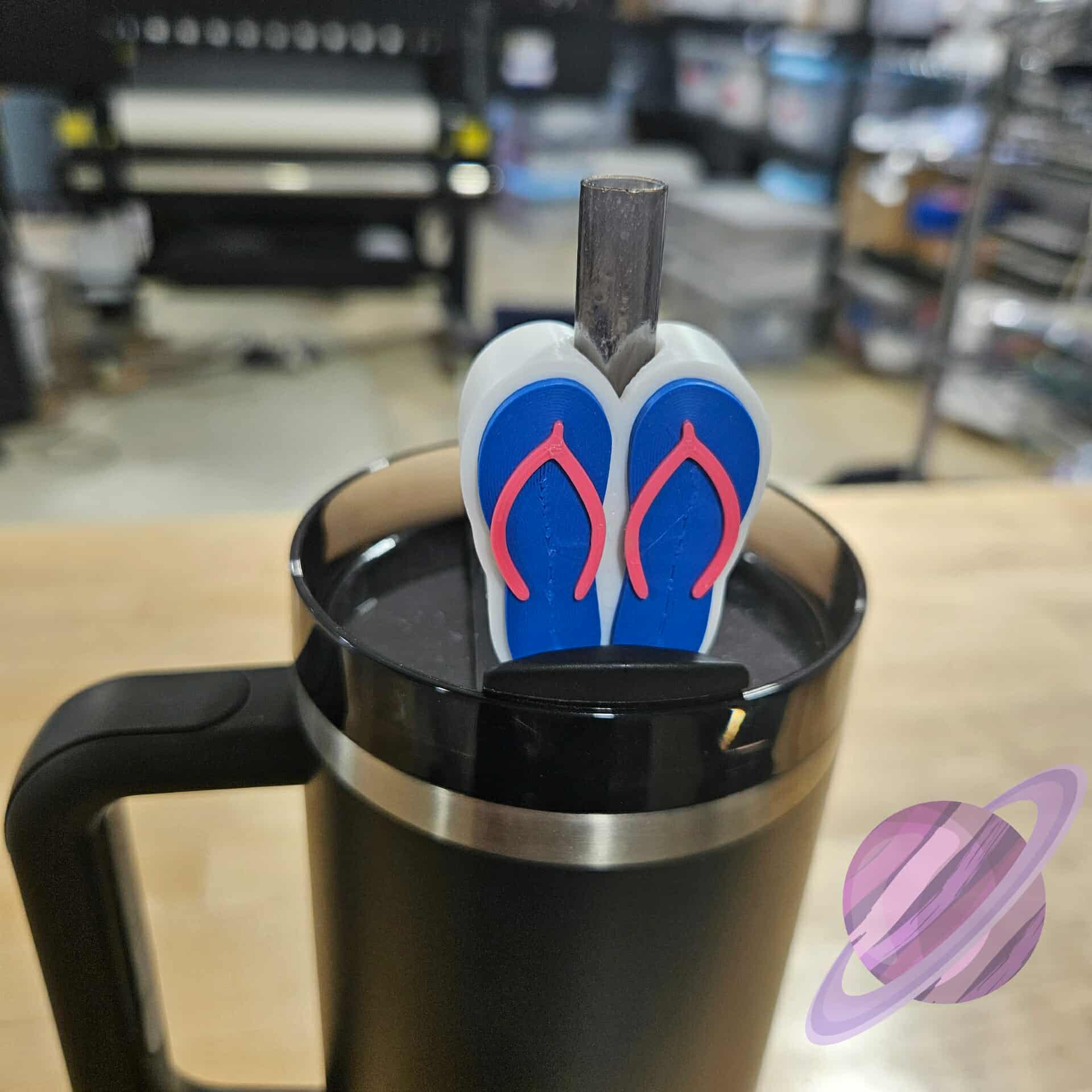 FLIP FLOPS-3D PRINTED STRAW BUDDY - Image 2