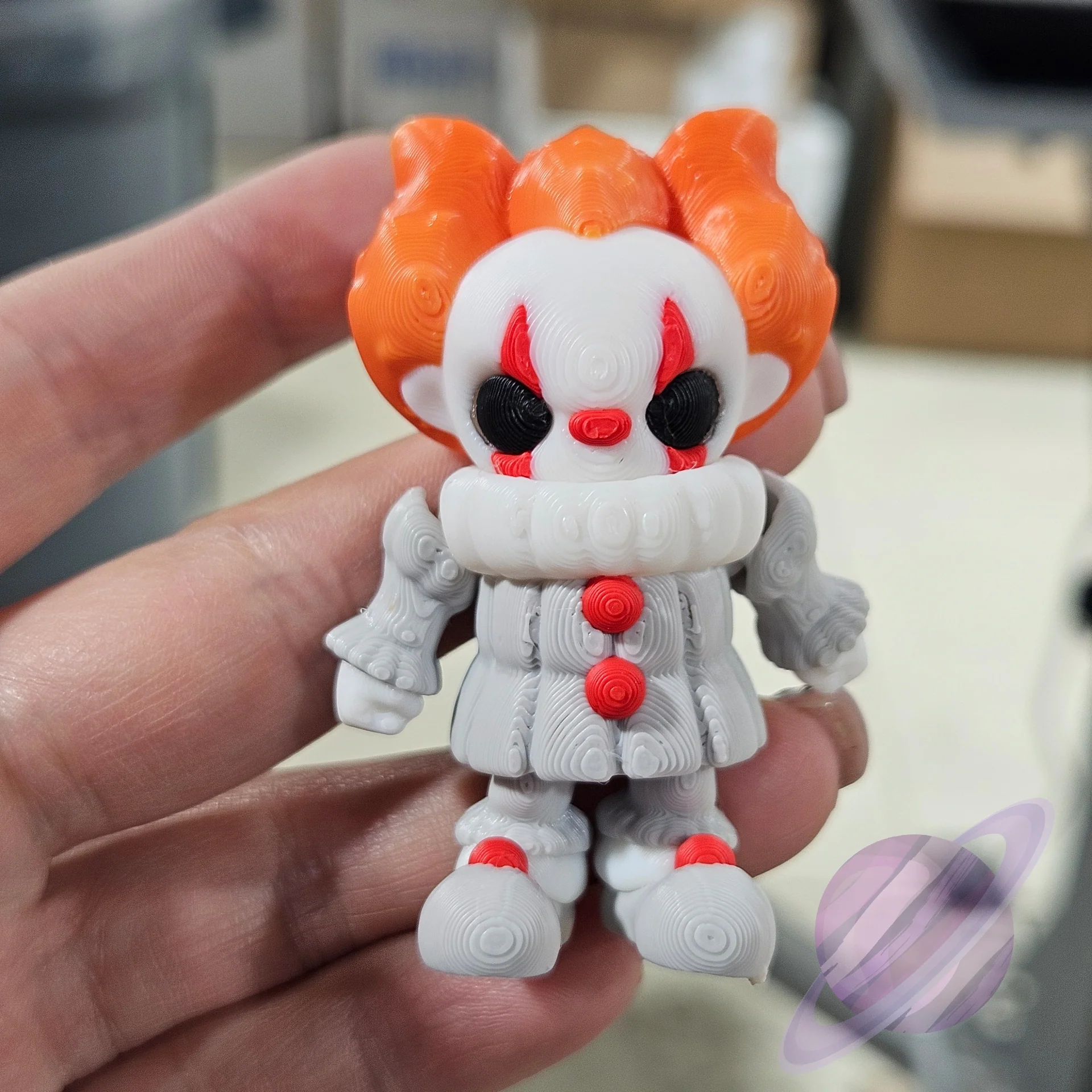FLOAT CLOWN-3D PRINTED STRAW BUDDY - Image 2