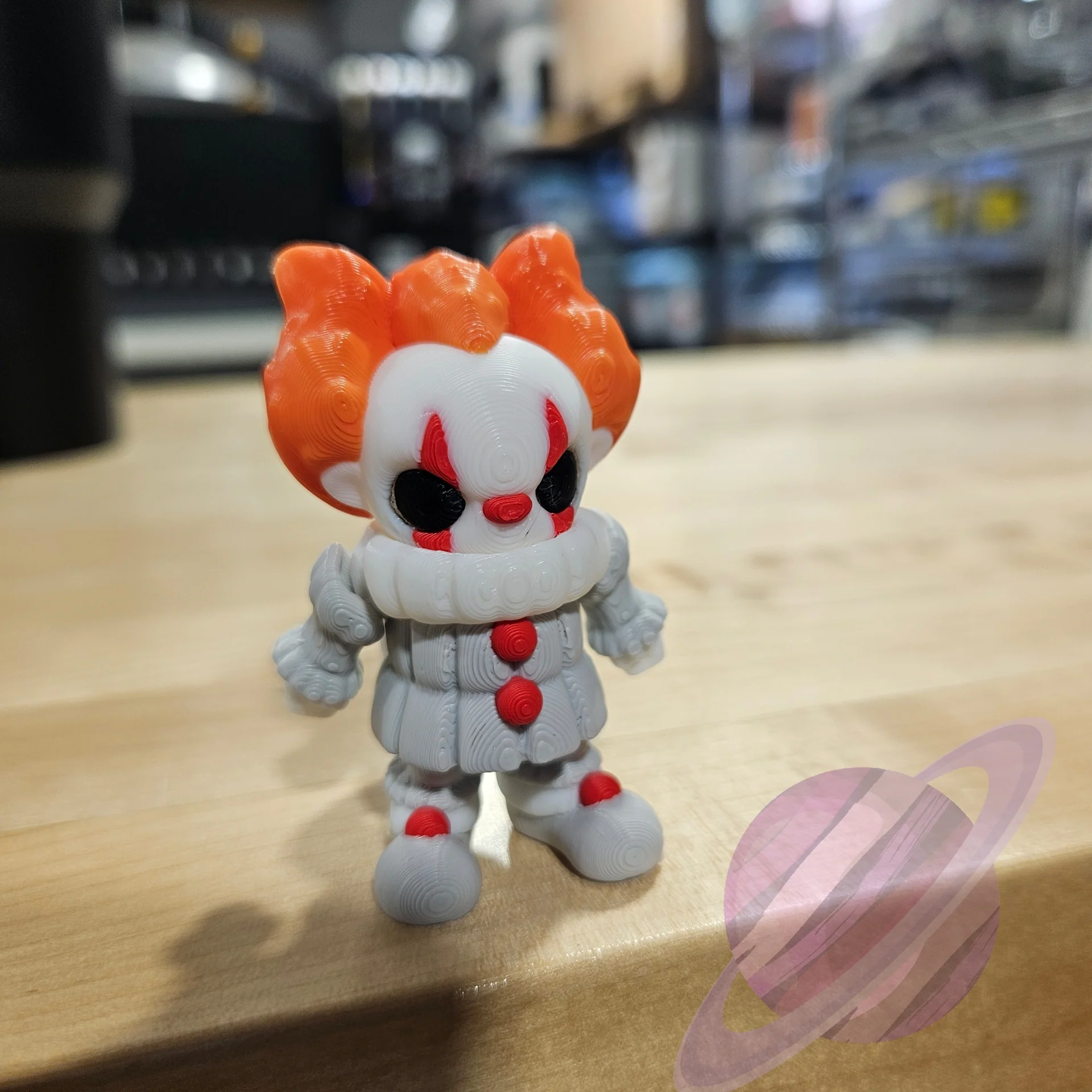 FLOAT CLOWN-3D PRINTED STRAW BUDDY - Image 3