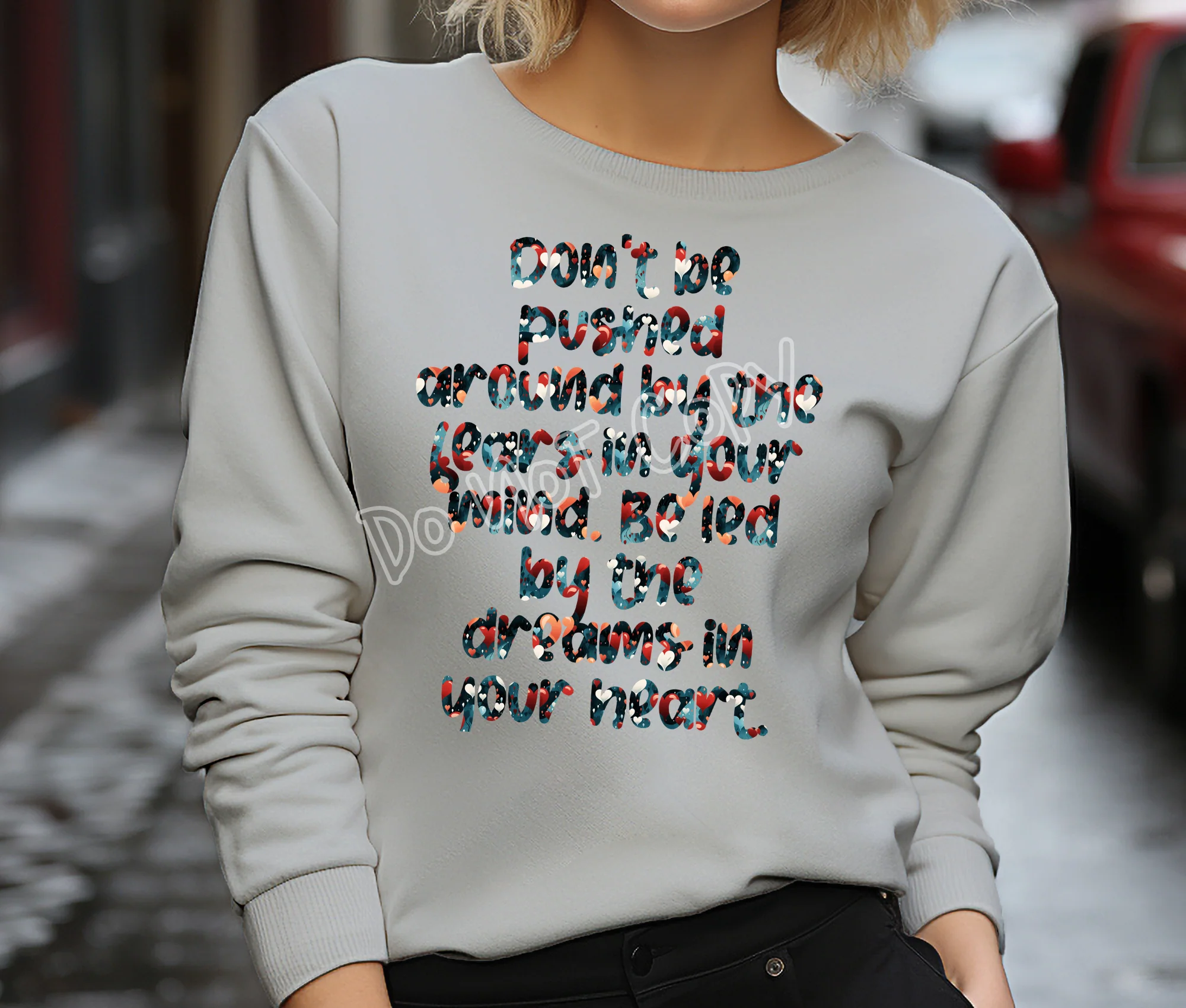 FLOATING HEARTS -CREWNECK SWEATSHIRT-FLARES 4 - PREORDER CLOSING 11/24 ETA JANUARY