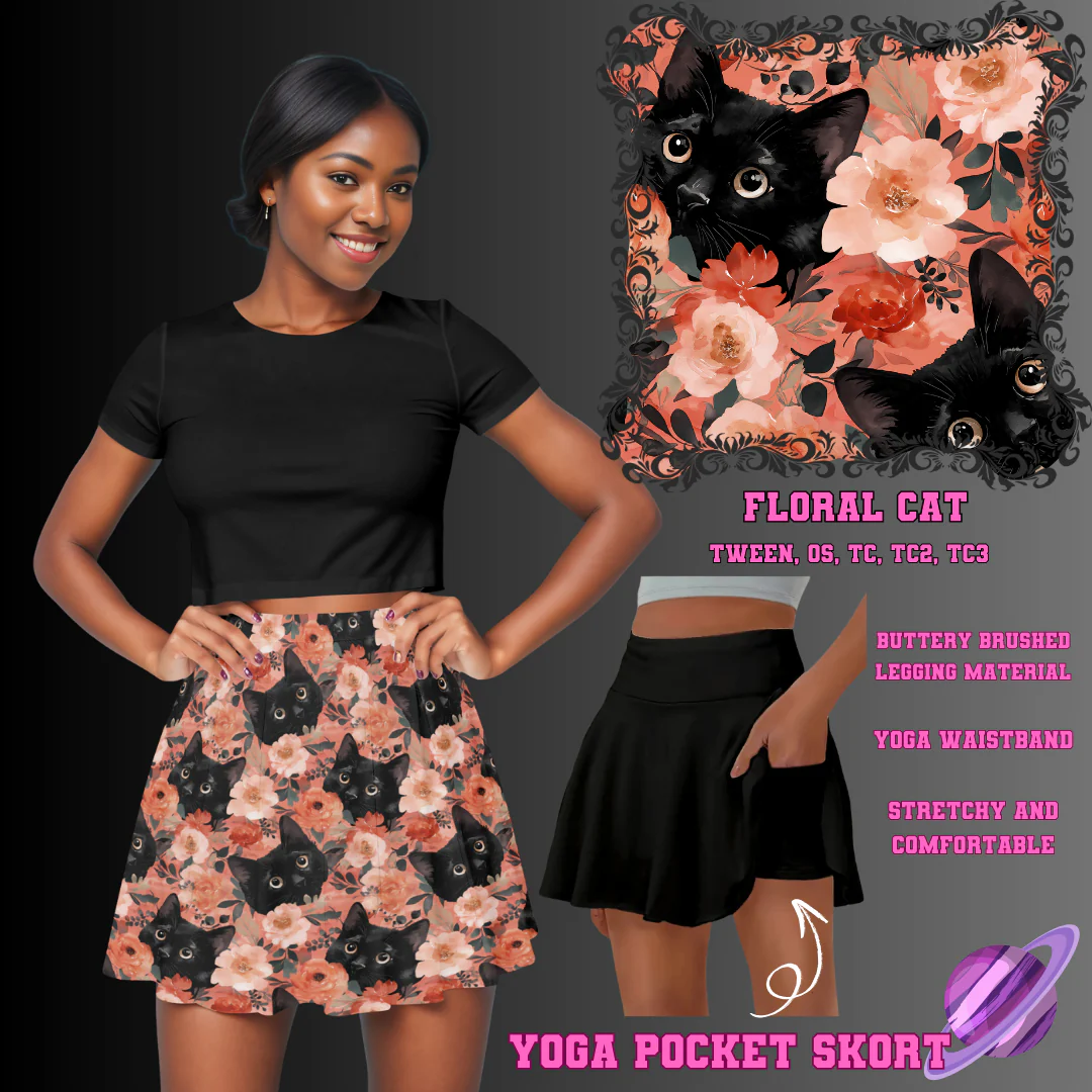 FLORAL CAT-SKORT 4 PREORDER CLOSING 2/13