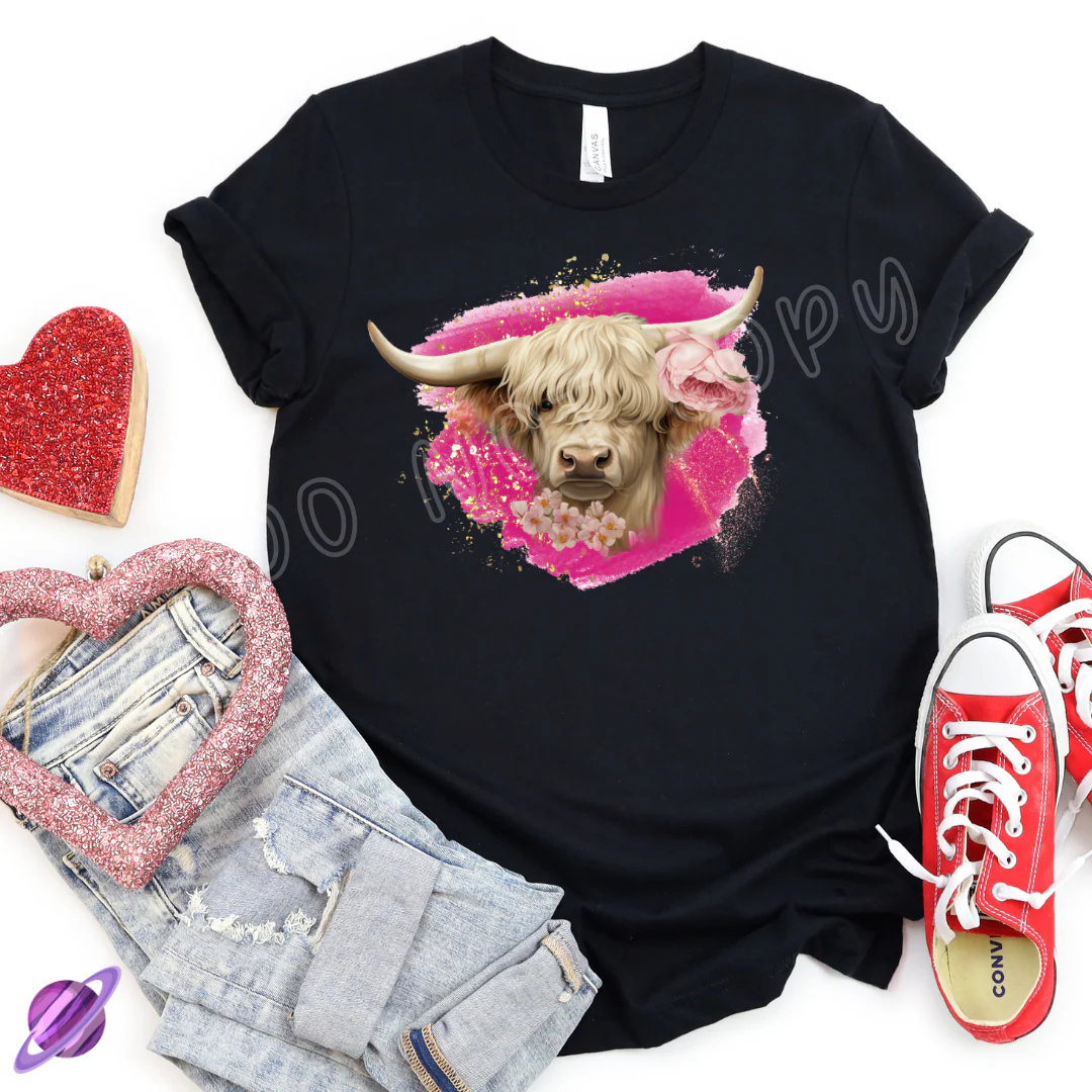 FLORAL HIGHLAND - VALENTINE RUN 1-UNISEX TEE