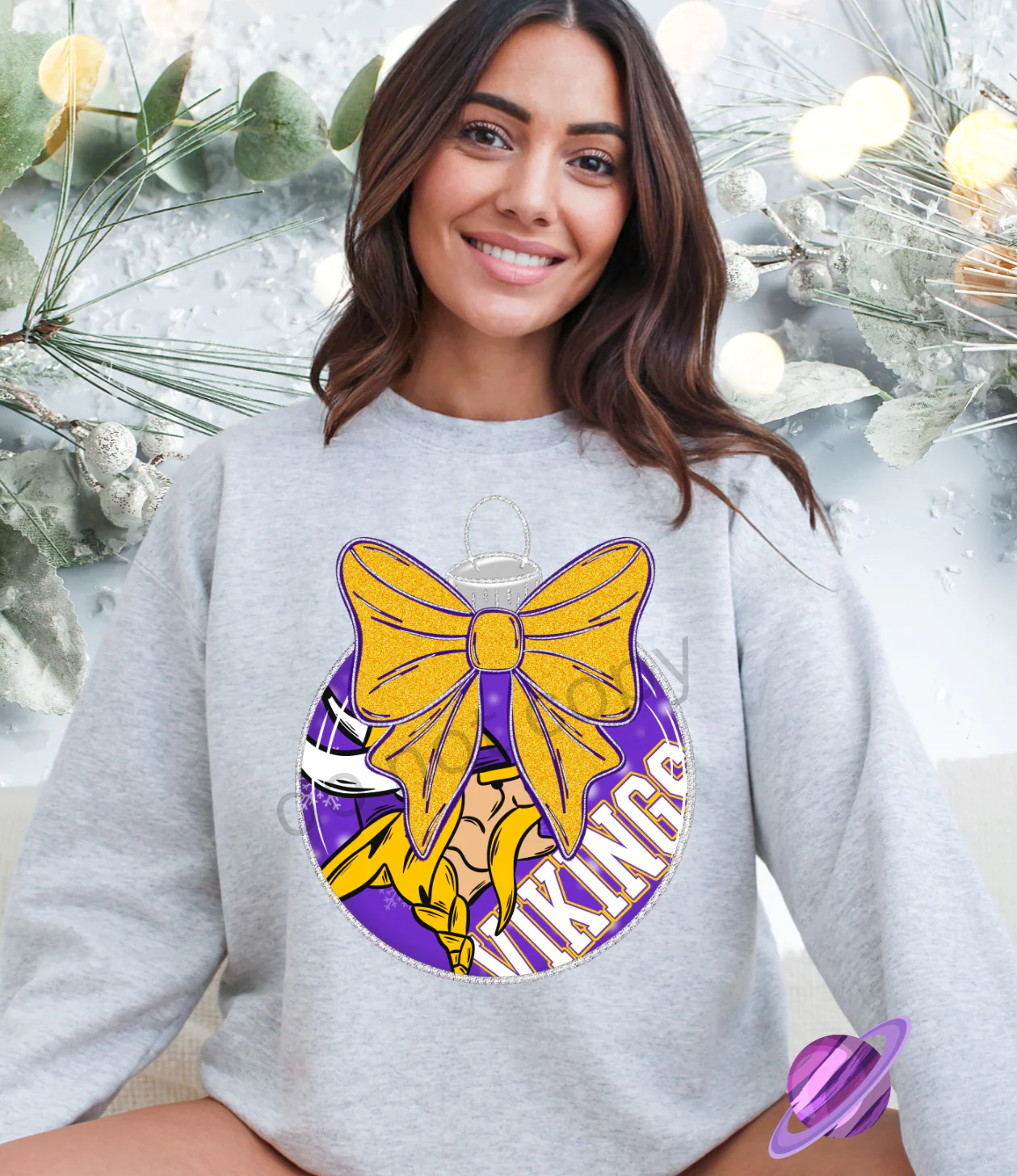 FOOTBALL ORNAMENT BLING SWEATSHIRT (MULTIPLE CHOICES) PART 1 - Image 10