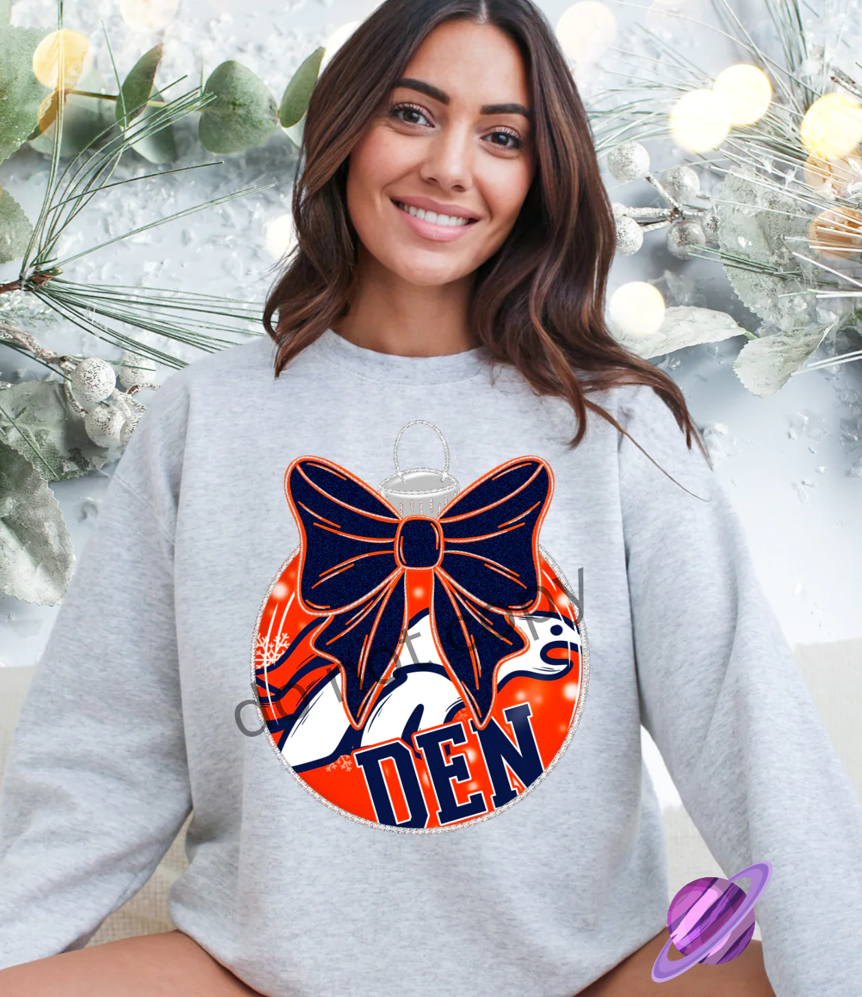 FOOTBALL ORNAMENT BLING SWEATSHIRT (MULTIPLE CHOICES) PART 2 - Image 5