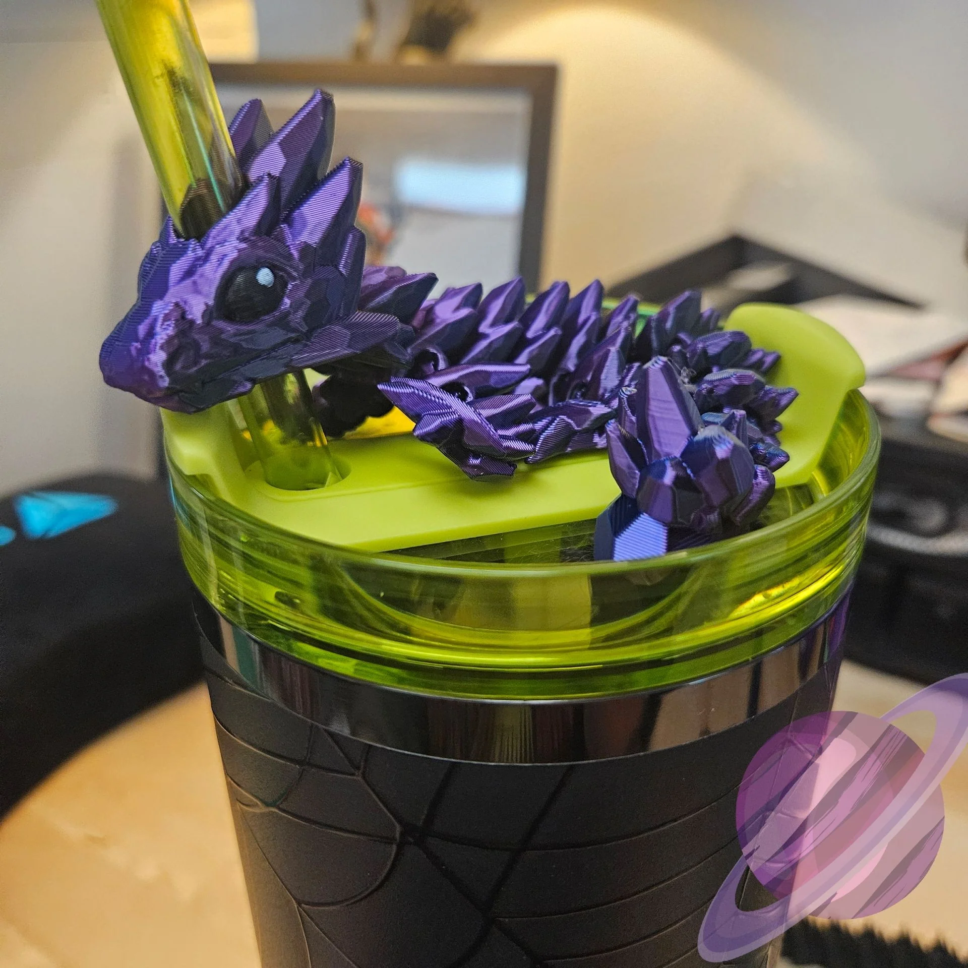 GEMSTONE DRAGON-3D PRINTED STRAW BUDDY - Image 5