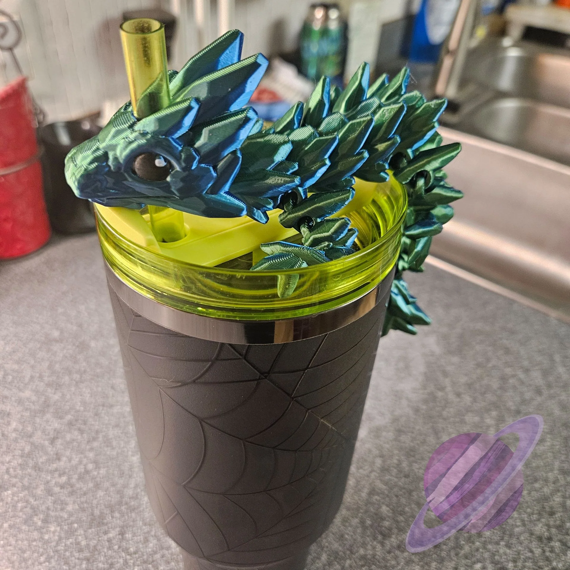 GEMSTONE DRAGON-3D PRINTED STRAW BUDDY - Image 7
