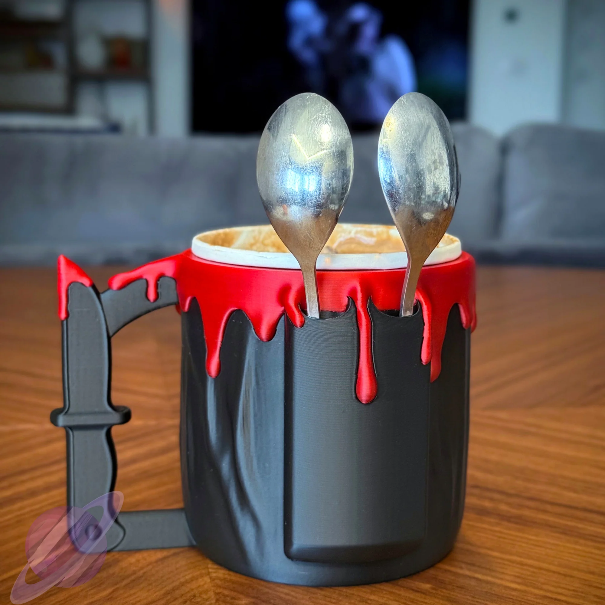 GF HORROR- 3D PRINTED ICE CREAM PINT HOLDER - Image 6