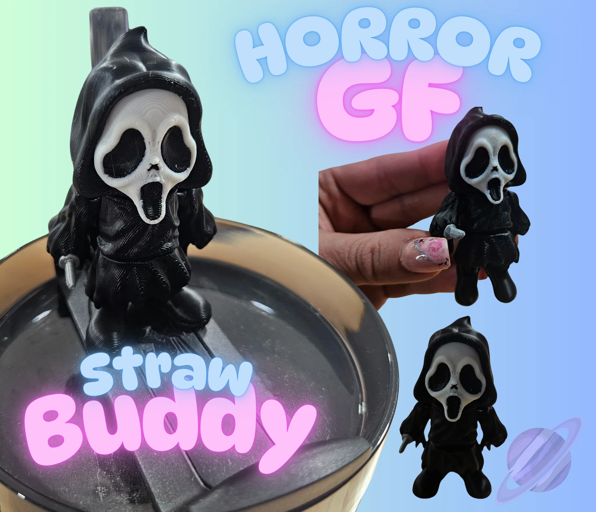 GF-3D PRINTED STRAW BUDDY