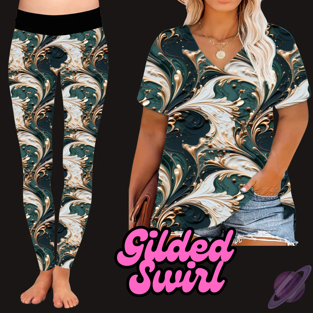 GILDED SWIRL-PRETTY RUN TUNIC/TANK PREORDER CLOSING 1/30