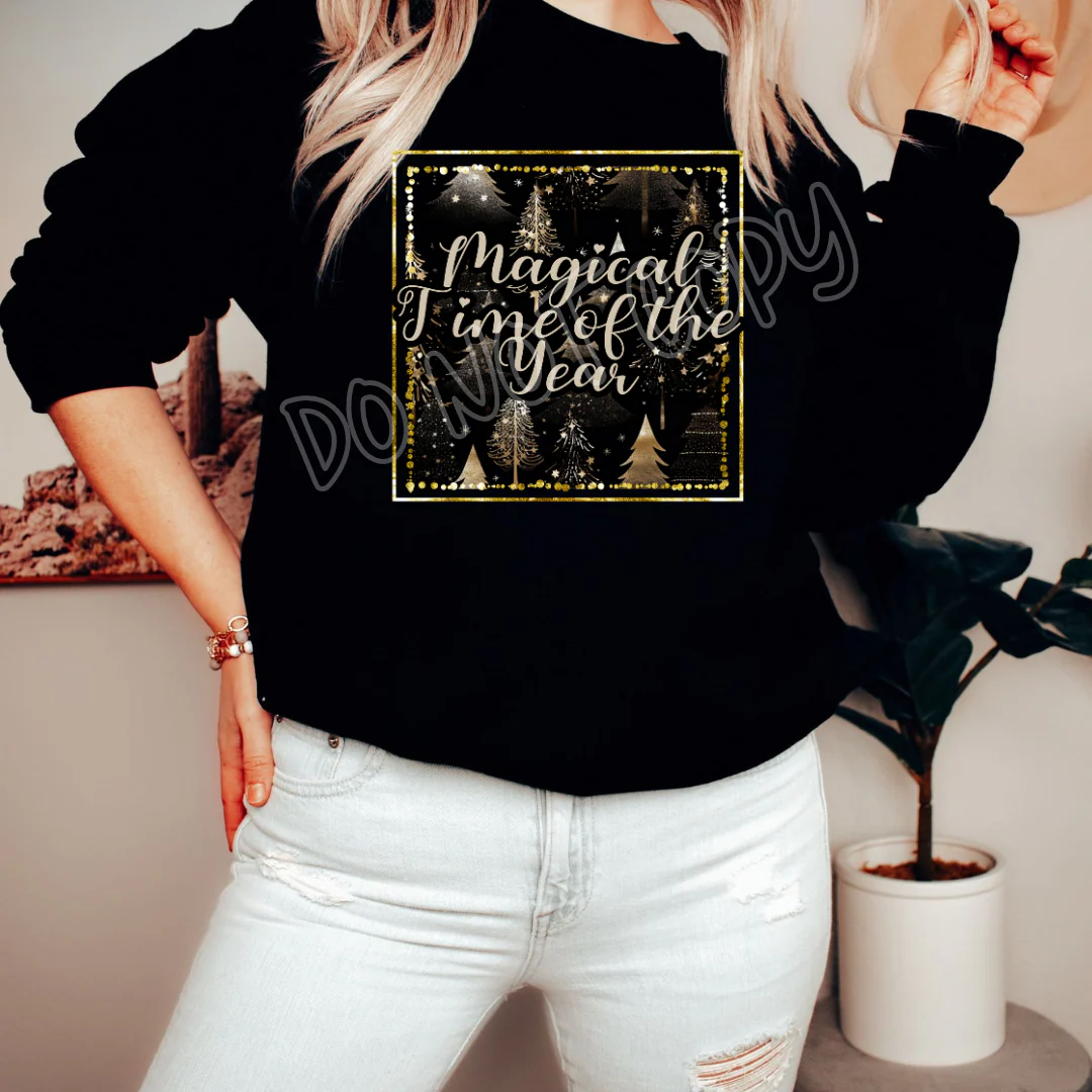 GLITTER TREES - HOLIDAY RUN 1 - UNISEX HOODIE/SWEATER