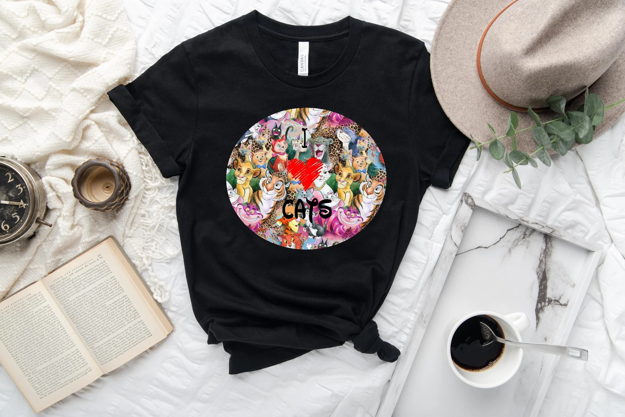 GOOD GUYS RUN- I LOVE CATS TEE