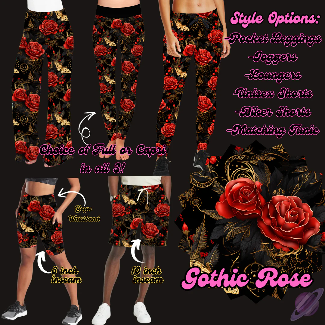 GOTHIC ROSE-PRETTY RUN BOTTOMS PREORDER CLOSING 1/30