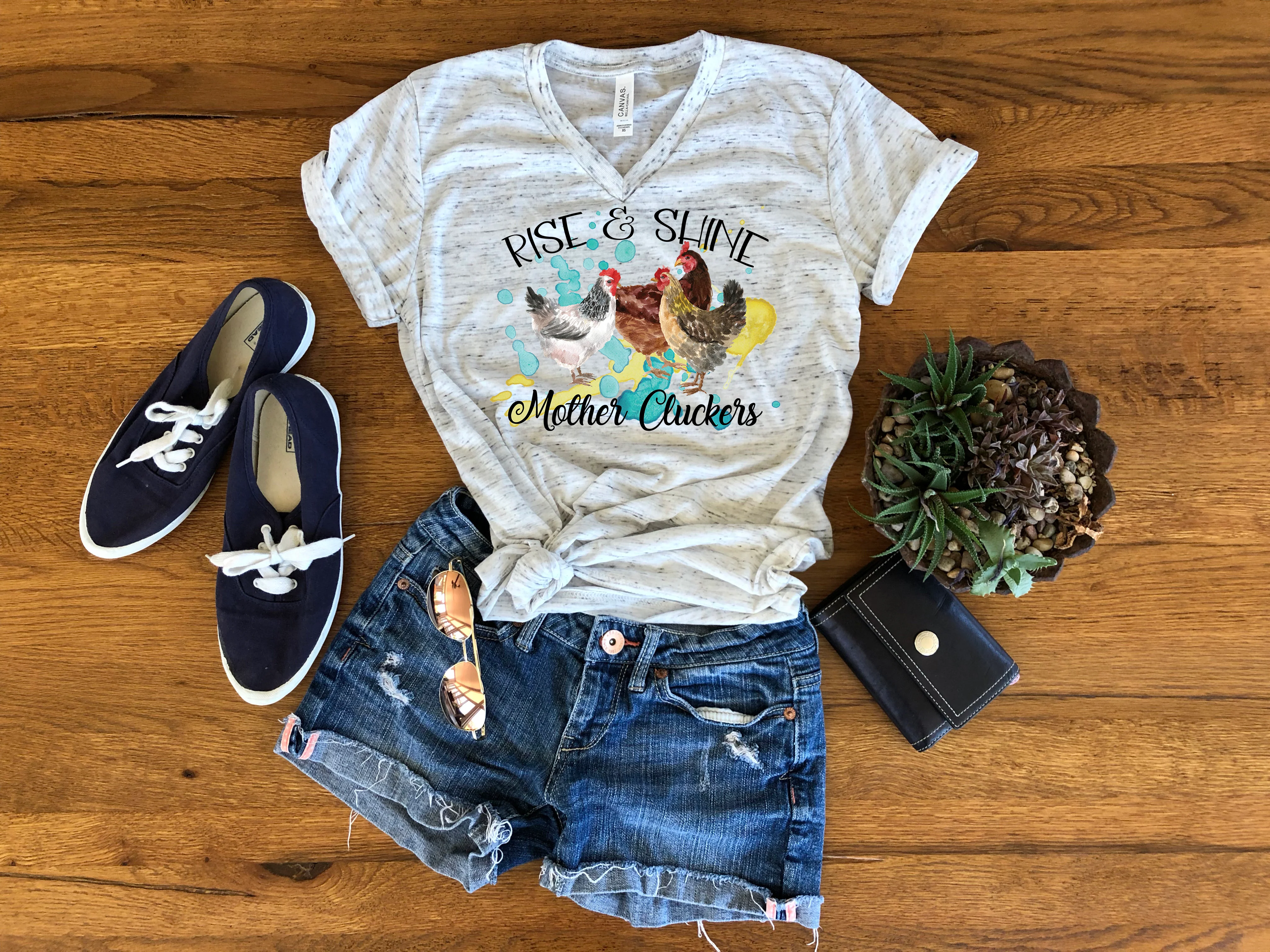 RISE & SHINE GRAPHIC TEE