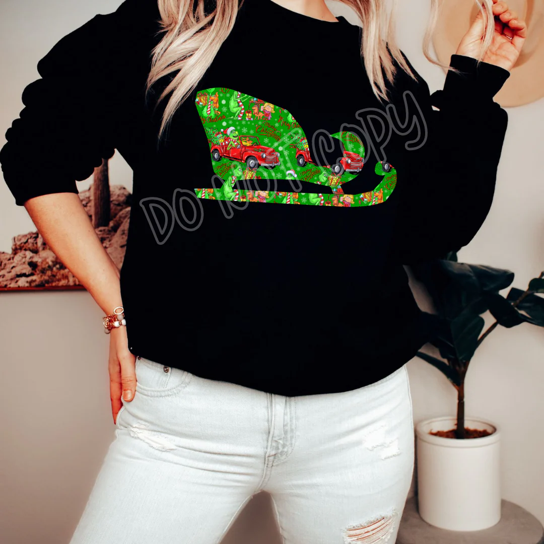 GREEN XMAS - HOLIDAY RUN 1 - UNISEX TEE ADULTS/KIDS