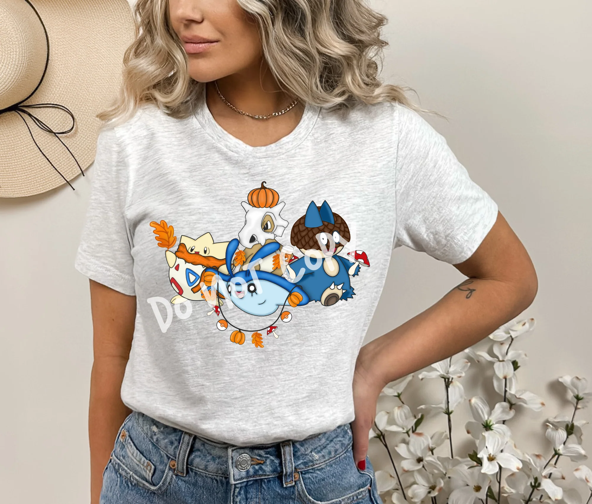 HALLOWEEEN PART 1 -FALL POKE 2-UNISEX TEE ADULTS/KIDS