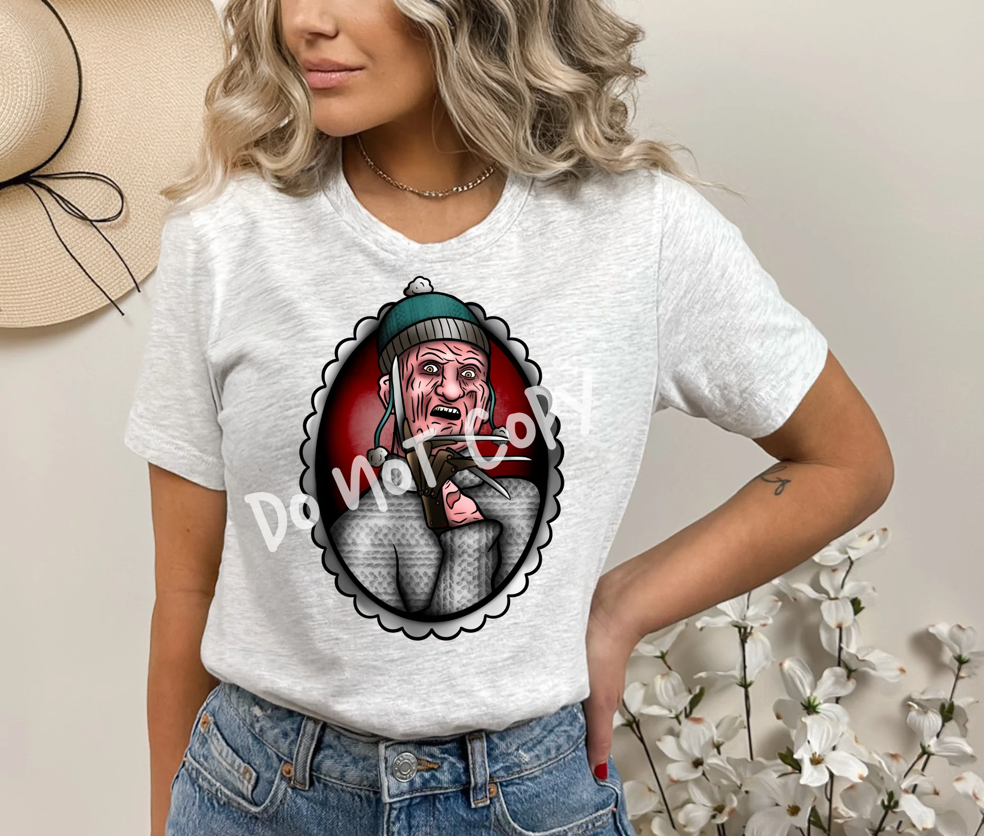 HALLOWEEEN PART 1 -FRED MUG-UNISEX TEE ADULTS/KIDS