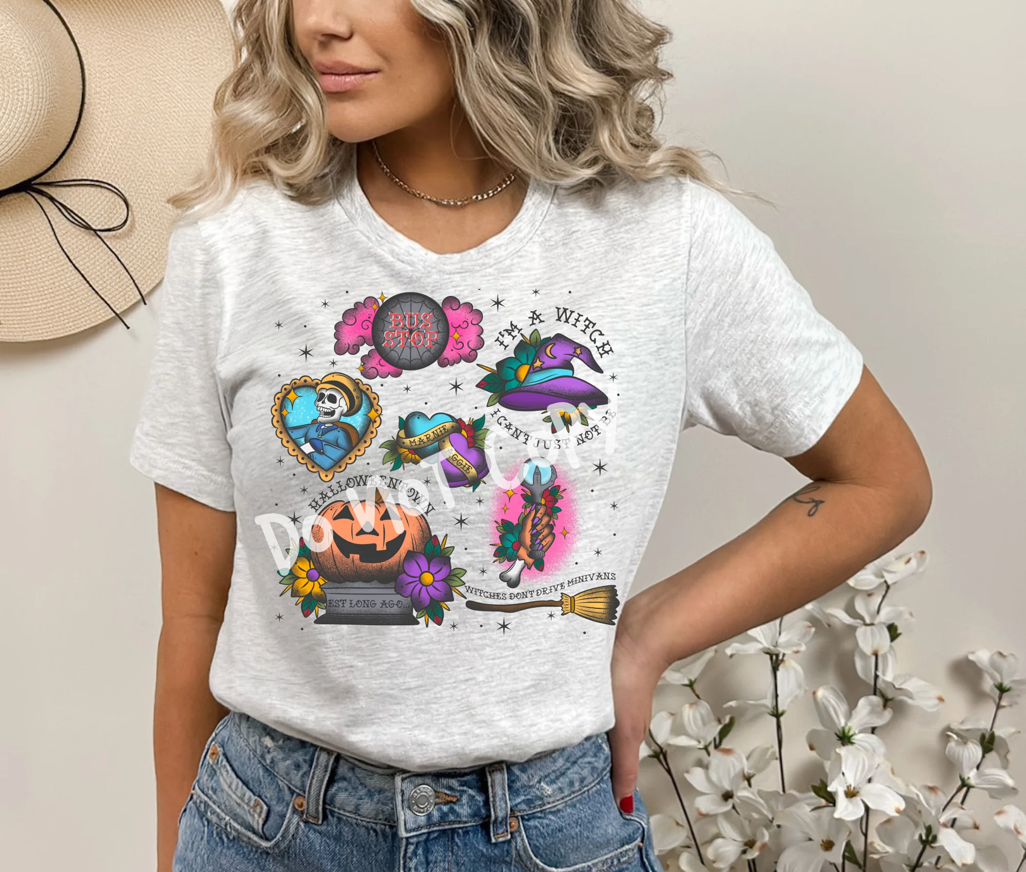 HALLOWEEEN PART 1 -HALLOW-TOWN-UNISEX TEE ADULTS/KIDS PREORDER CLOSING 7/7 ETA AUG/SEPT