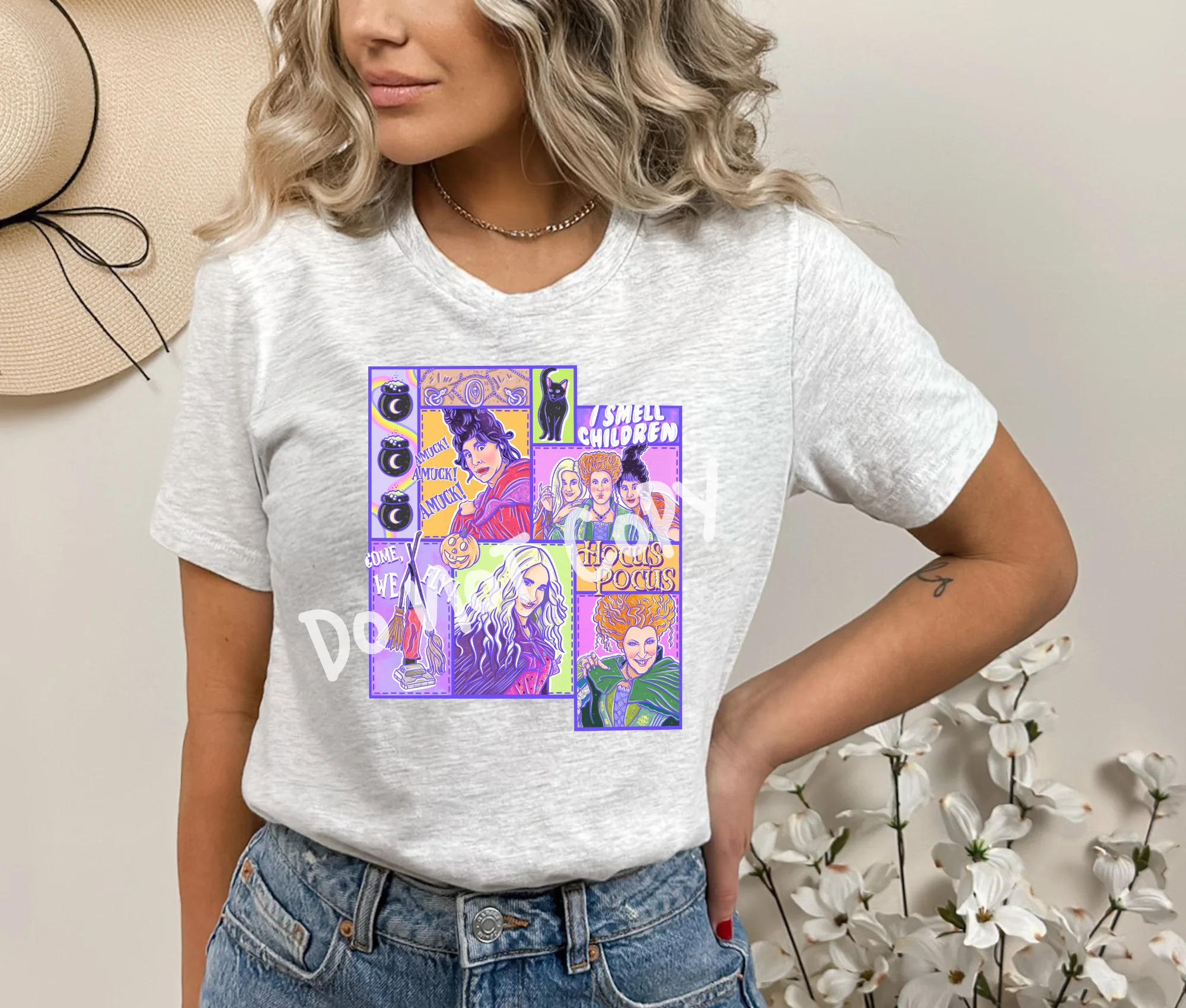 HALLOWEEEN PART 1 -PASTEL SISTERS-UNISEX TEE ADULTS/KIDS
