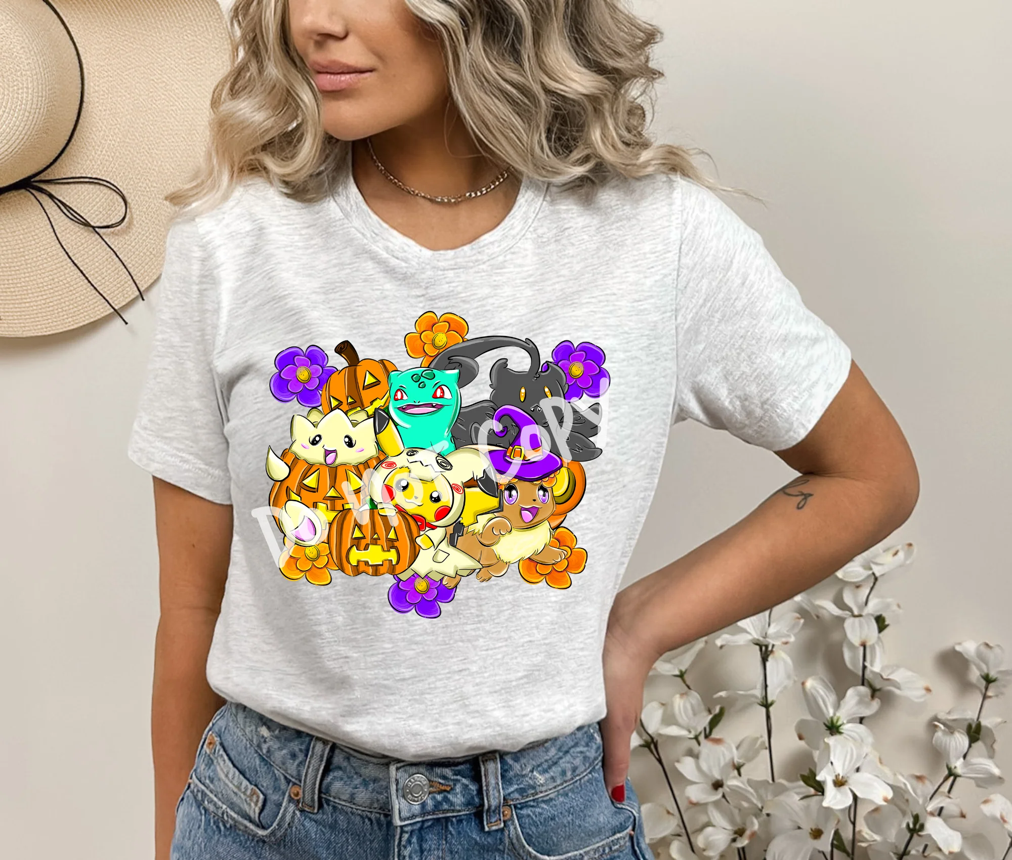 HALLOWEEEN PART 1 -PUMPKIN POKE-UNISEX TEE ADULTS/KIDS