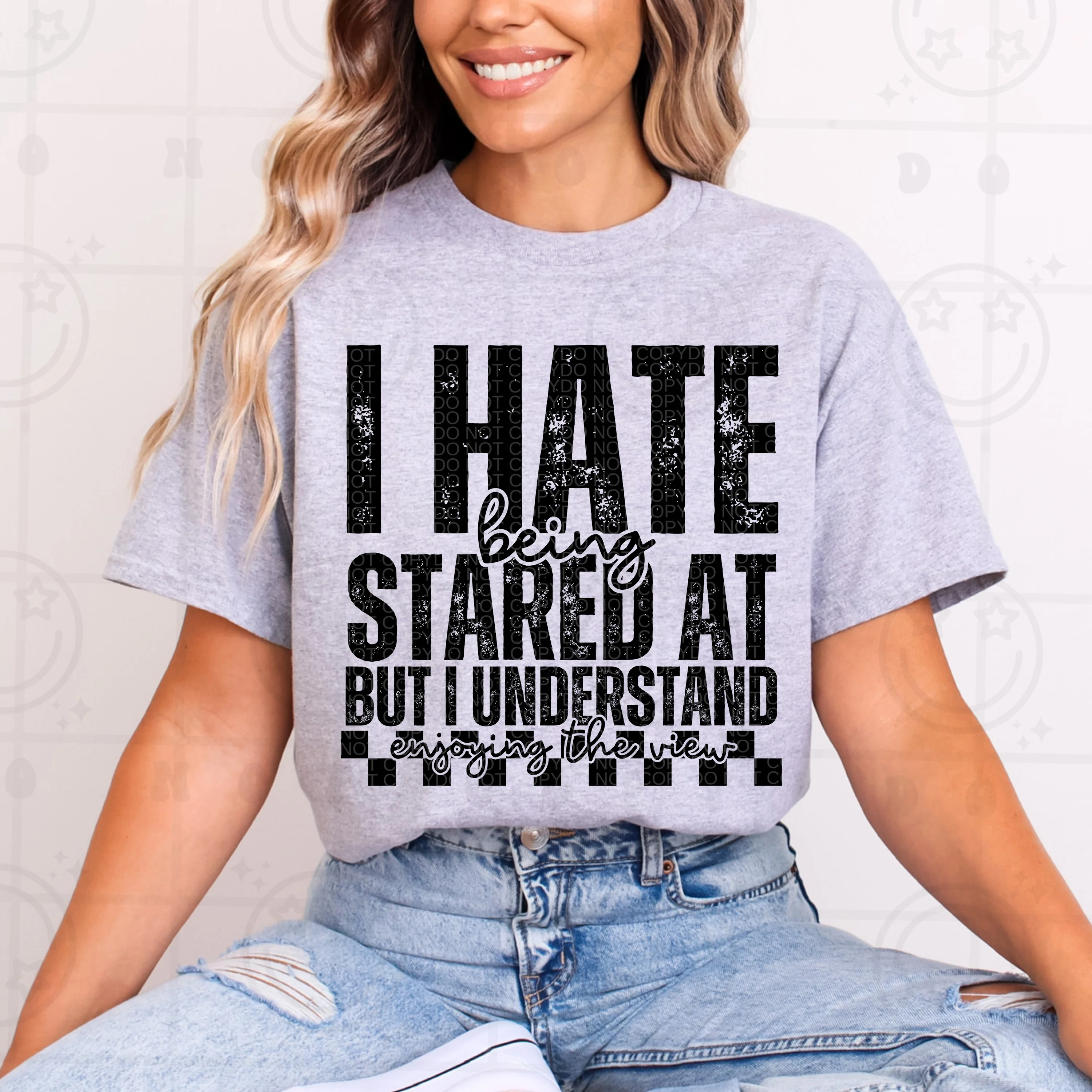 HATE BEING STARED AT TEE - Image 2