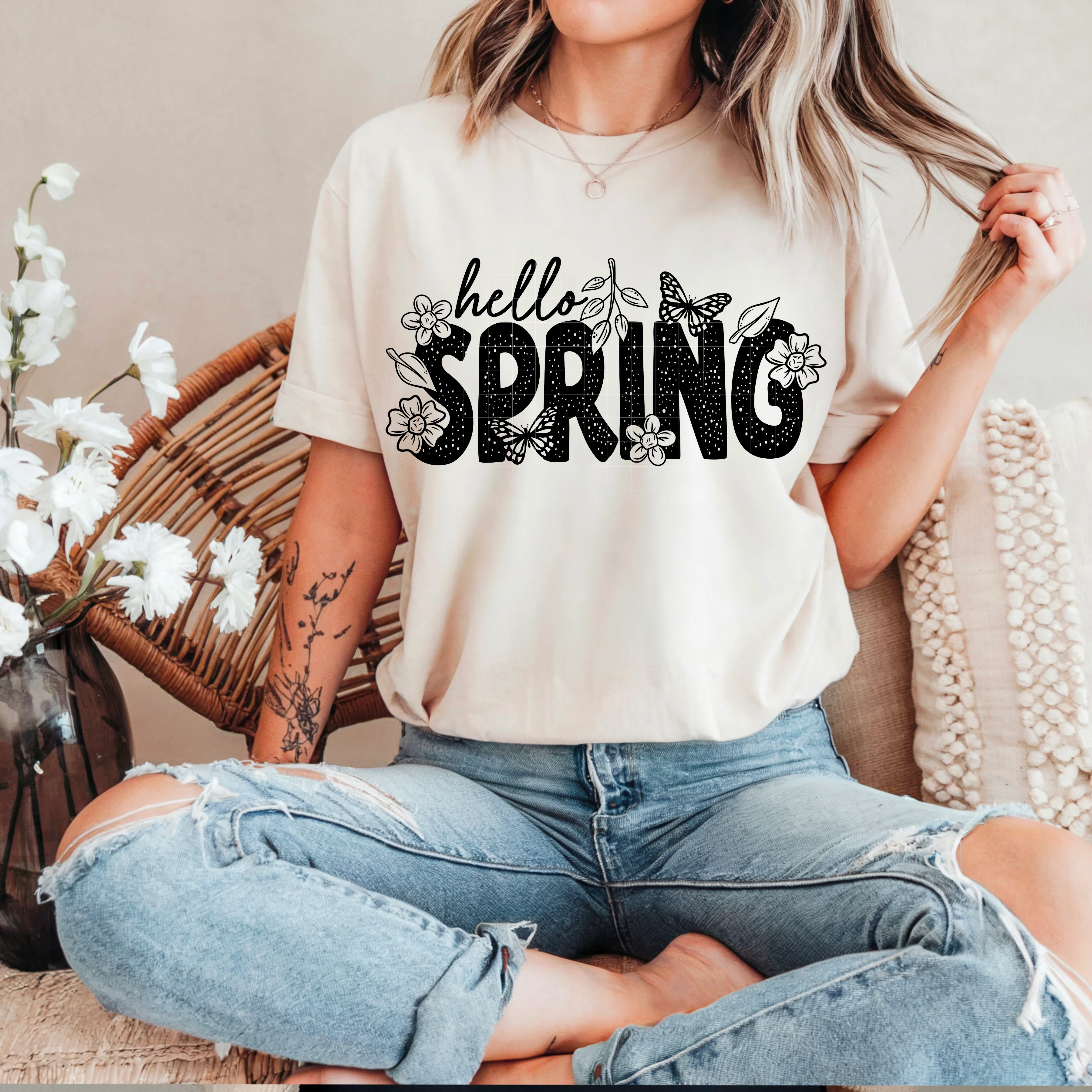 HELLO SPRING TEE - Image 2