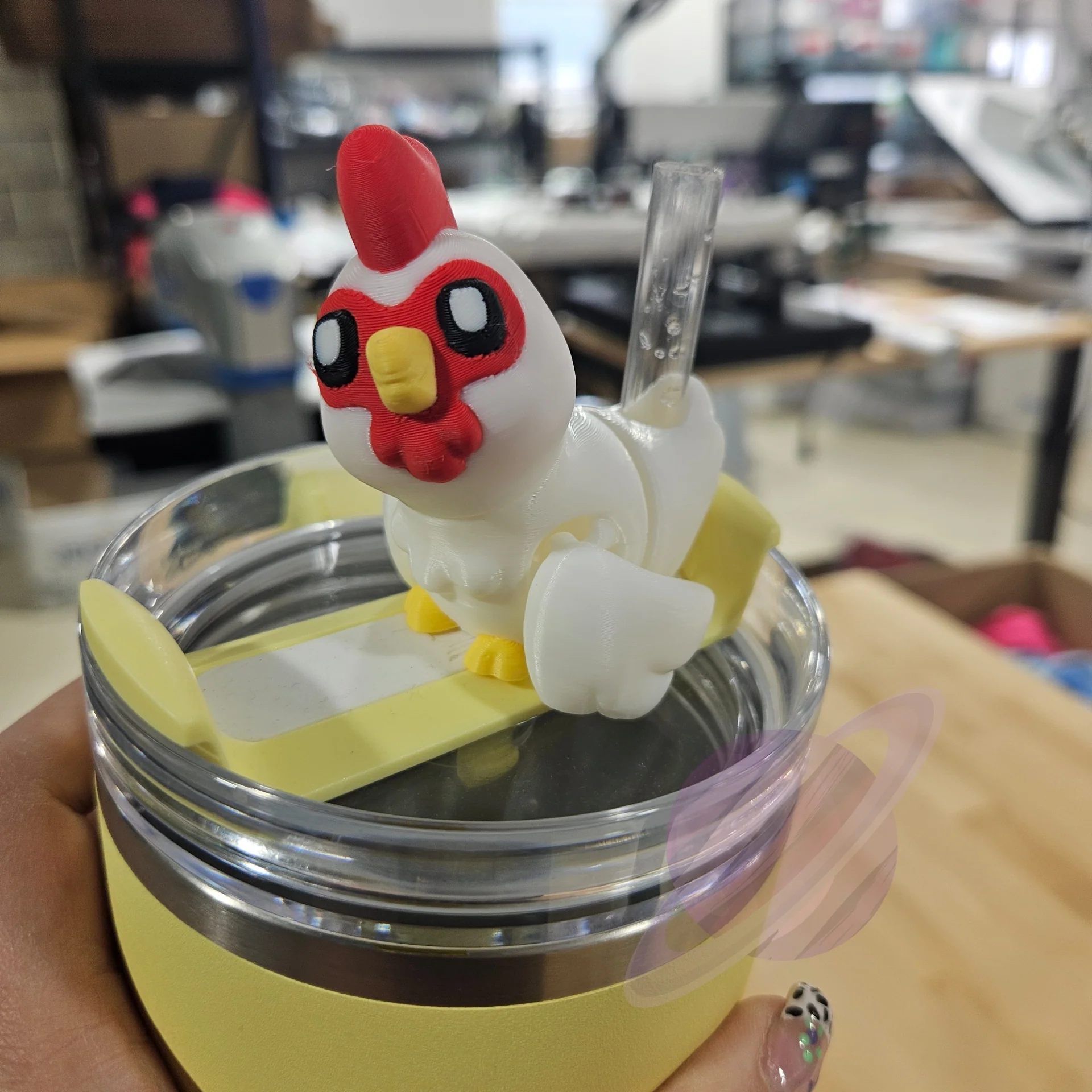 HEN CHICKEN-3D PRINTED STRAW BUDDY - Image 2