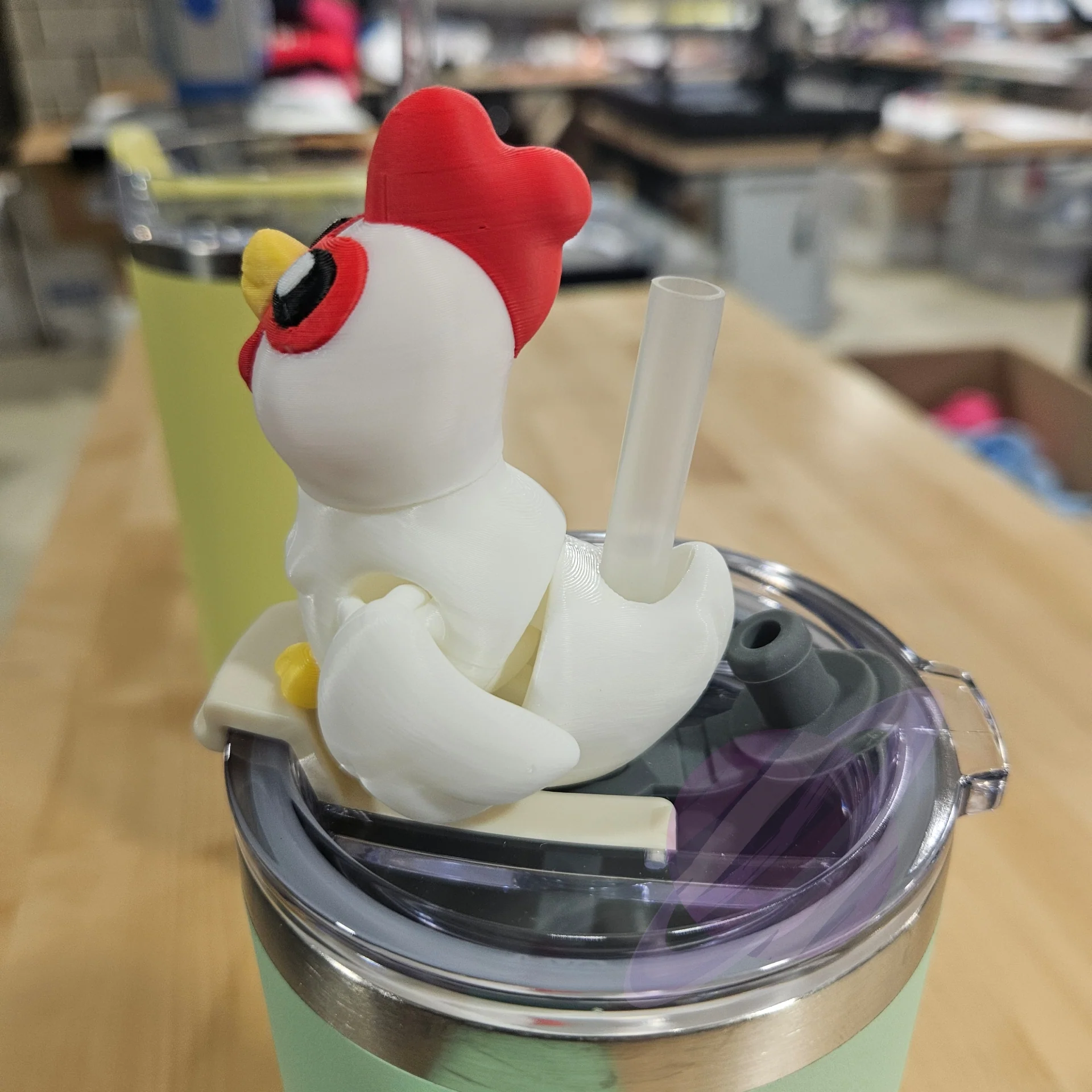 HEN CHICKEN-3D PRINTED STRAW BUDDY - Image 3