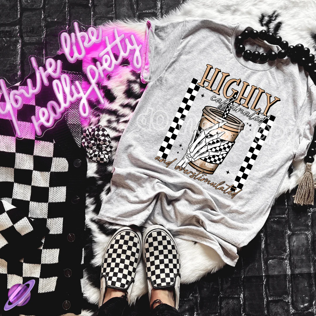 HIGHLY CAFFINATED TEE