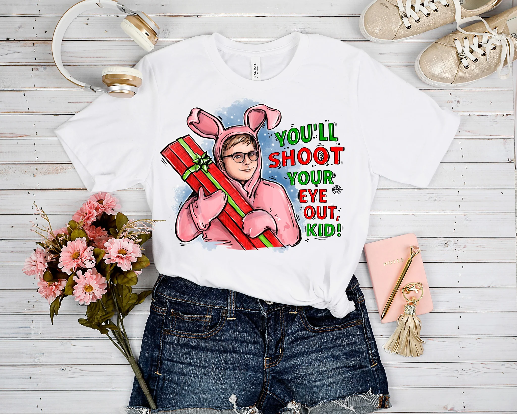 HOLIDAY RUN 1-SHOOT YOUR EYE OUT TEE