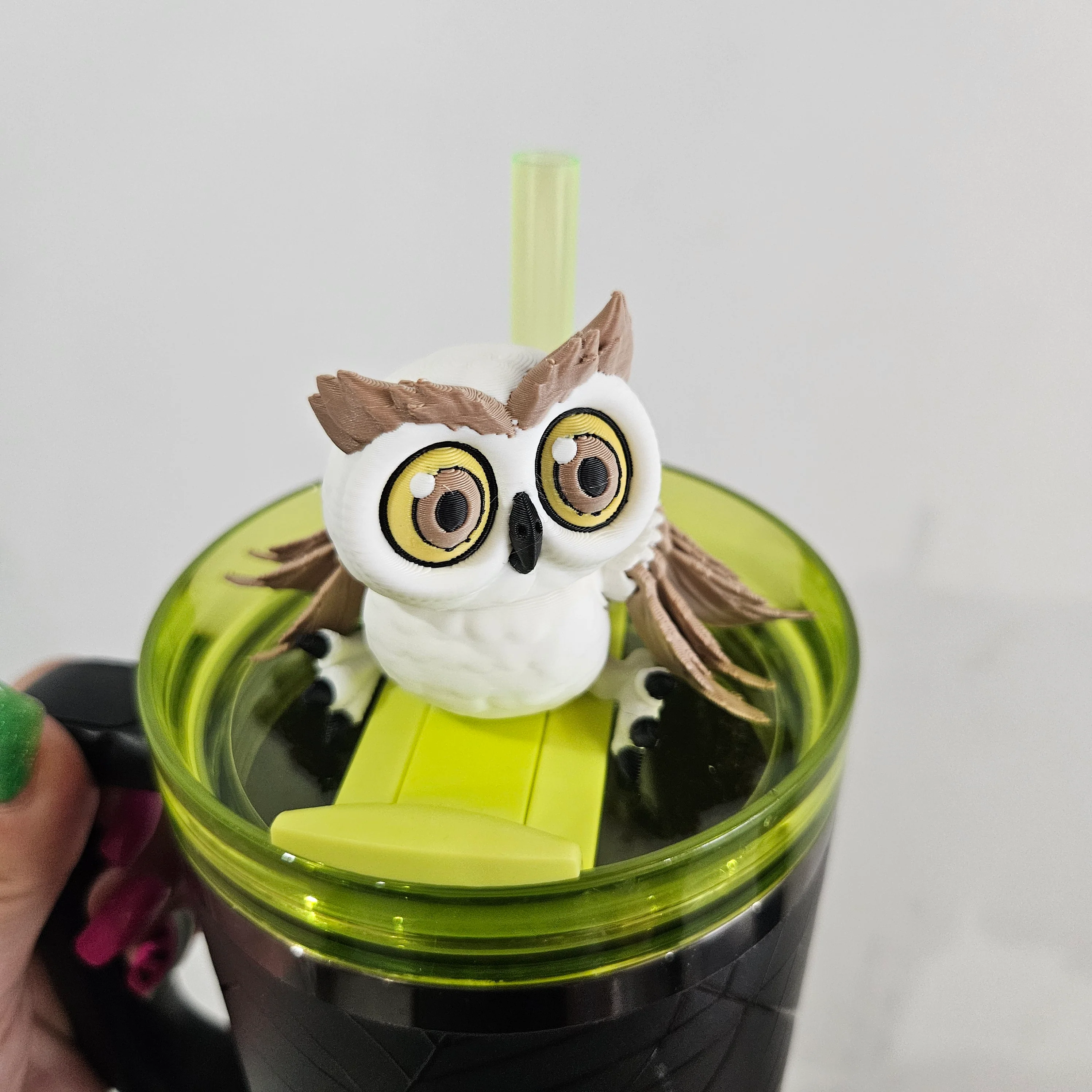 HOOT OWL-3D PRINTED STRAW BUDDY - Image 2