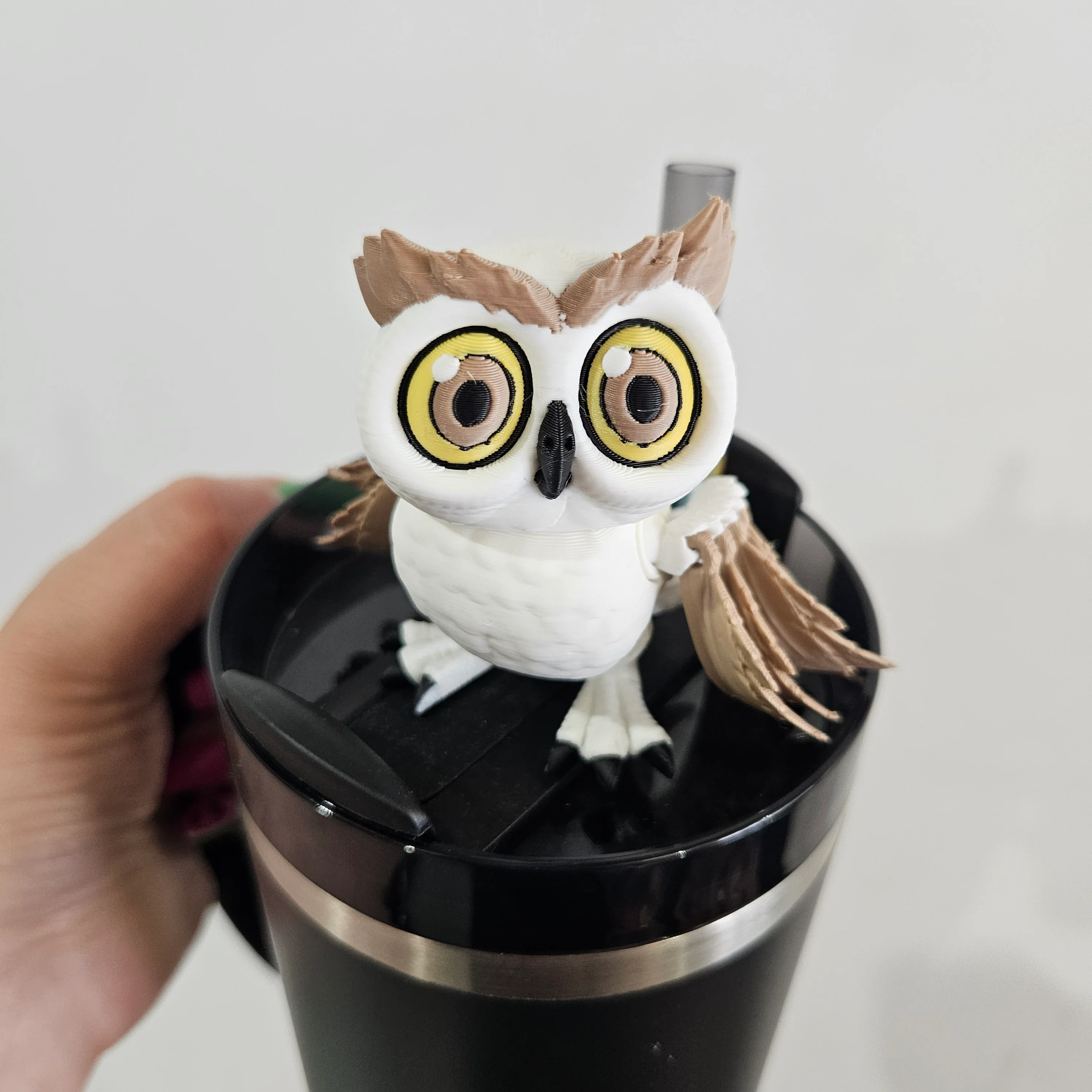 HOOT OWL-3D PRINTED STRAW BUDDY - Image 3