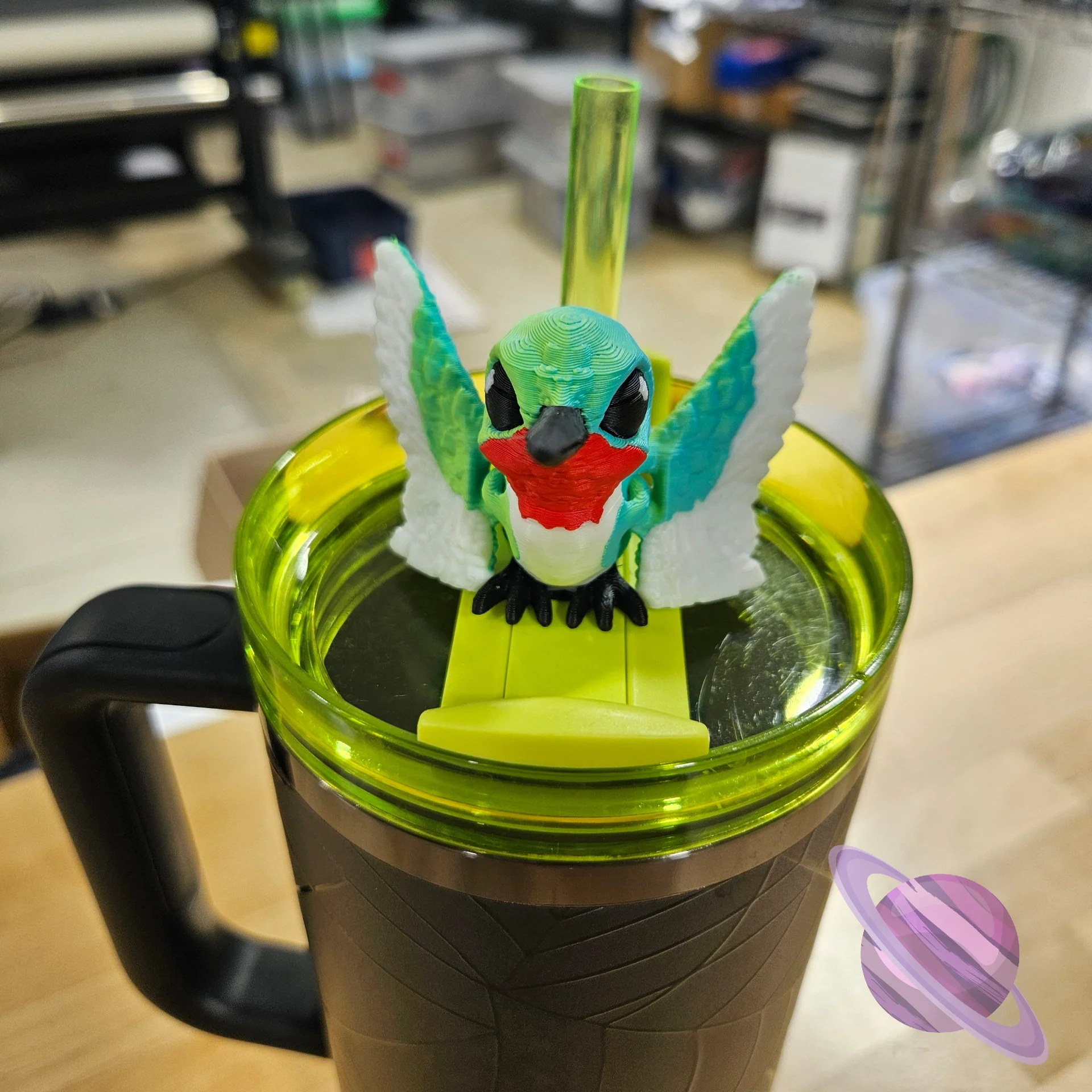 HUMMINGBIRD-3D PRINTED STRAW BUDDY - Image 2