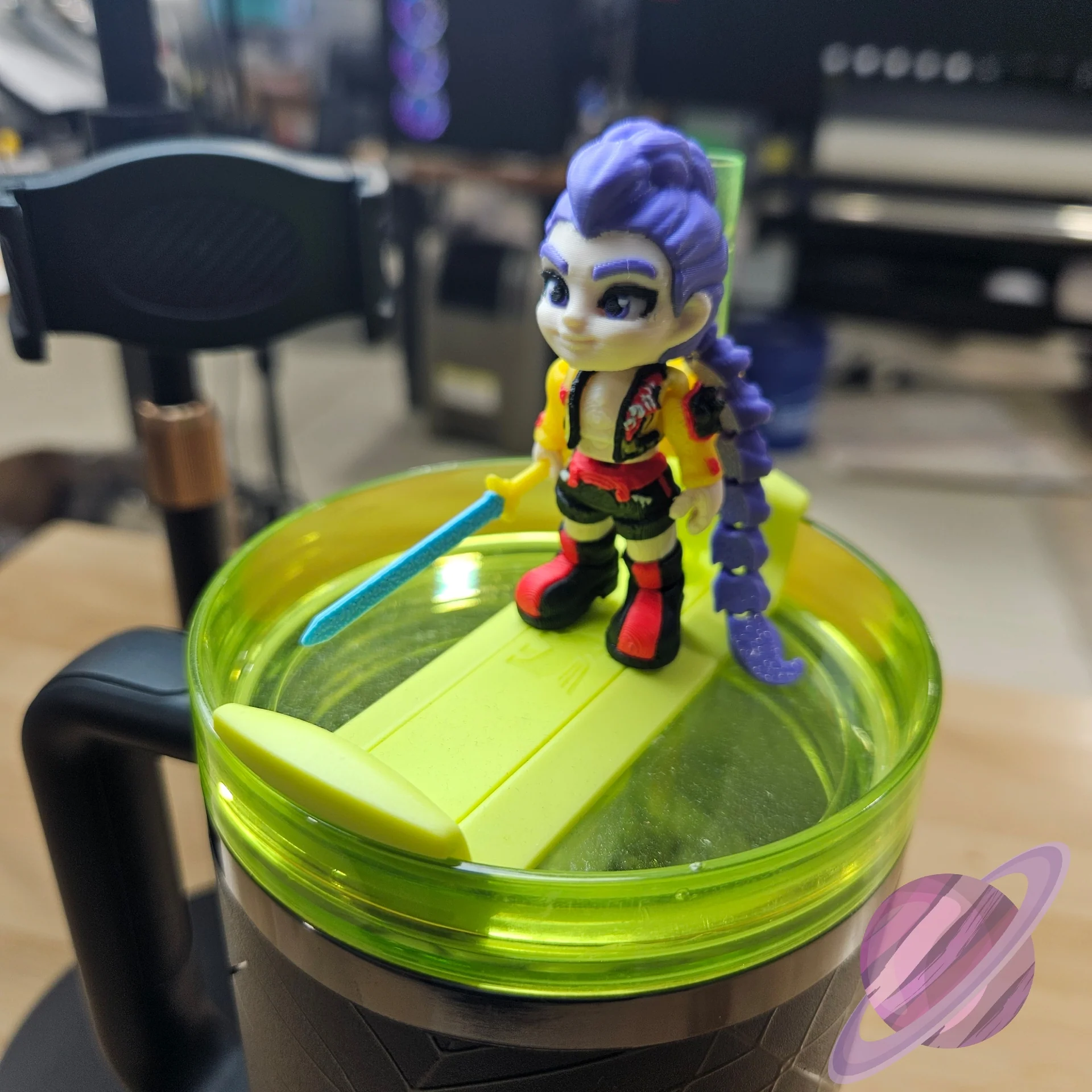 HUNTER GIRL-3D PRINTED STRAW BUDDY - Image 5