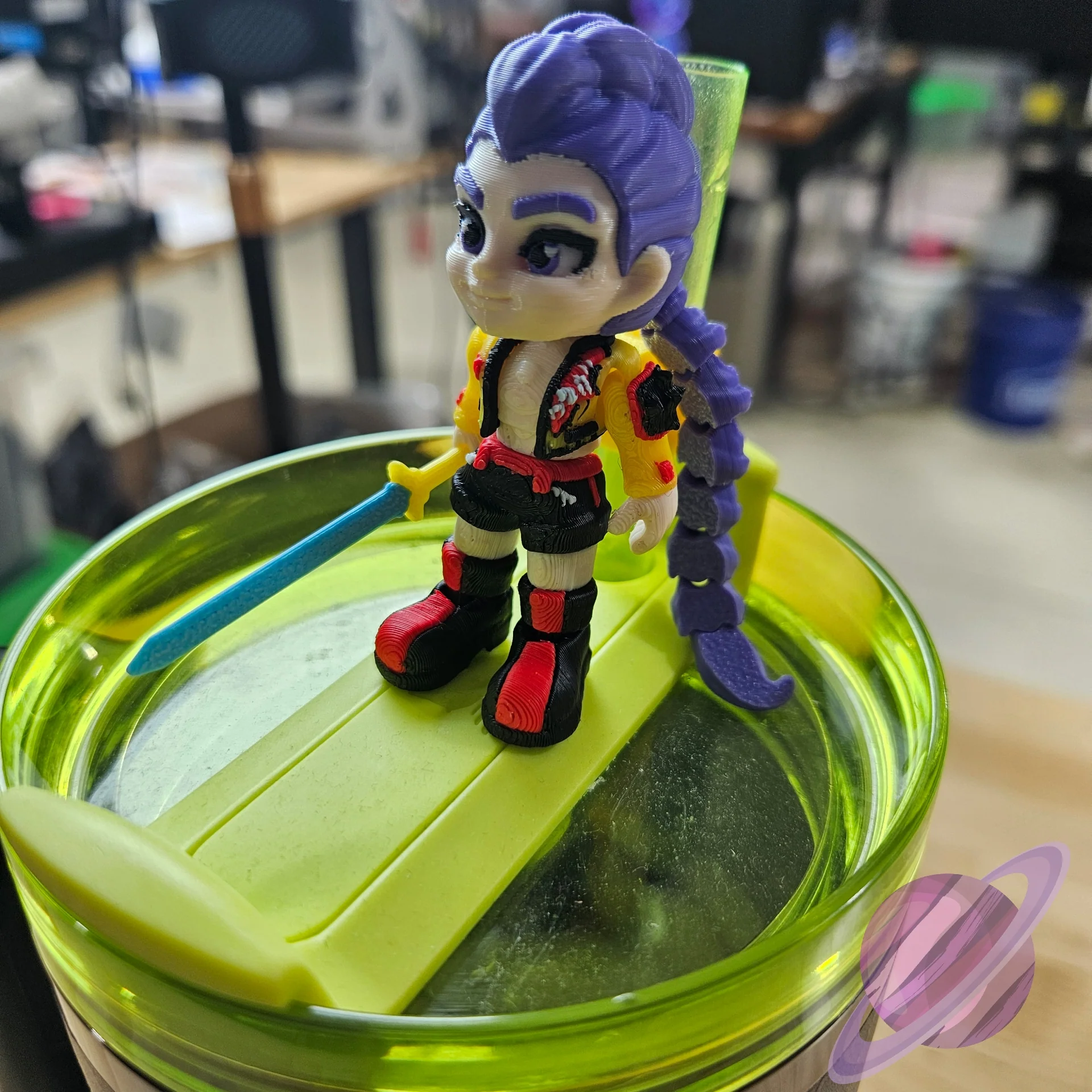 HUNTER GIRL-3D PRINTED STRAW BUDDY - Image 9