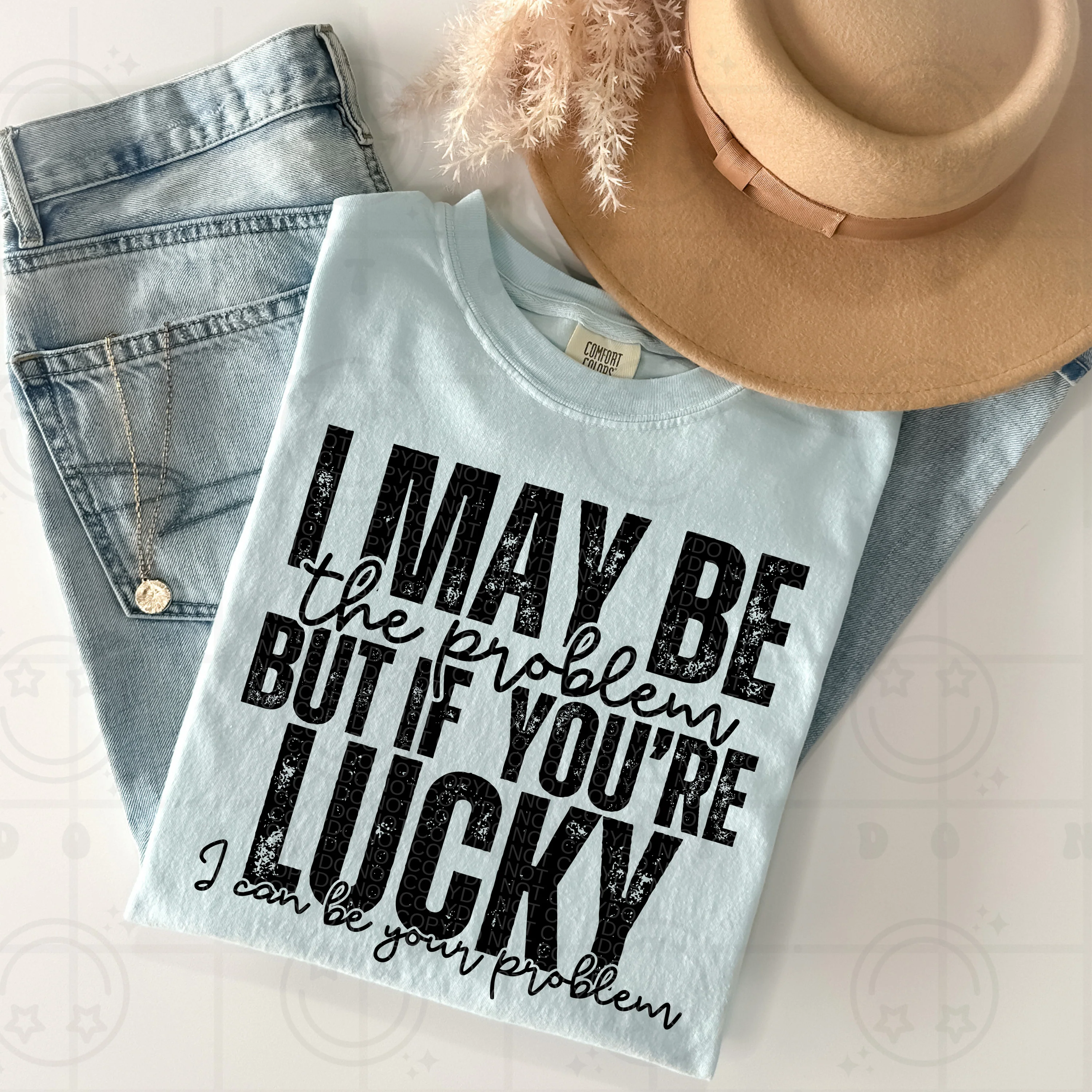 I MAY BE THE PROBLEM TEE - Image 2