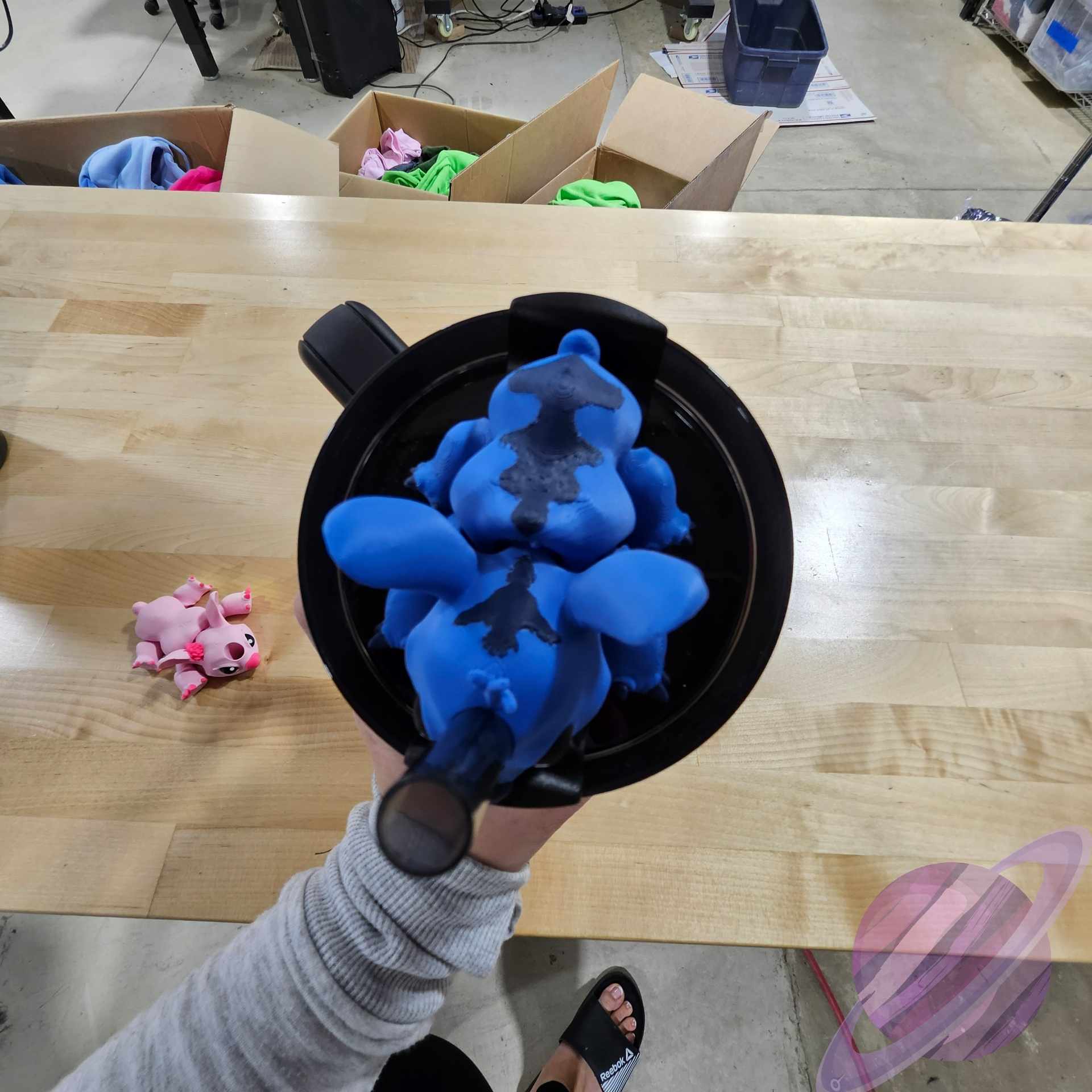 BLUE ALIEN-3D PRINTED STRAW BUDDY - Image 5