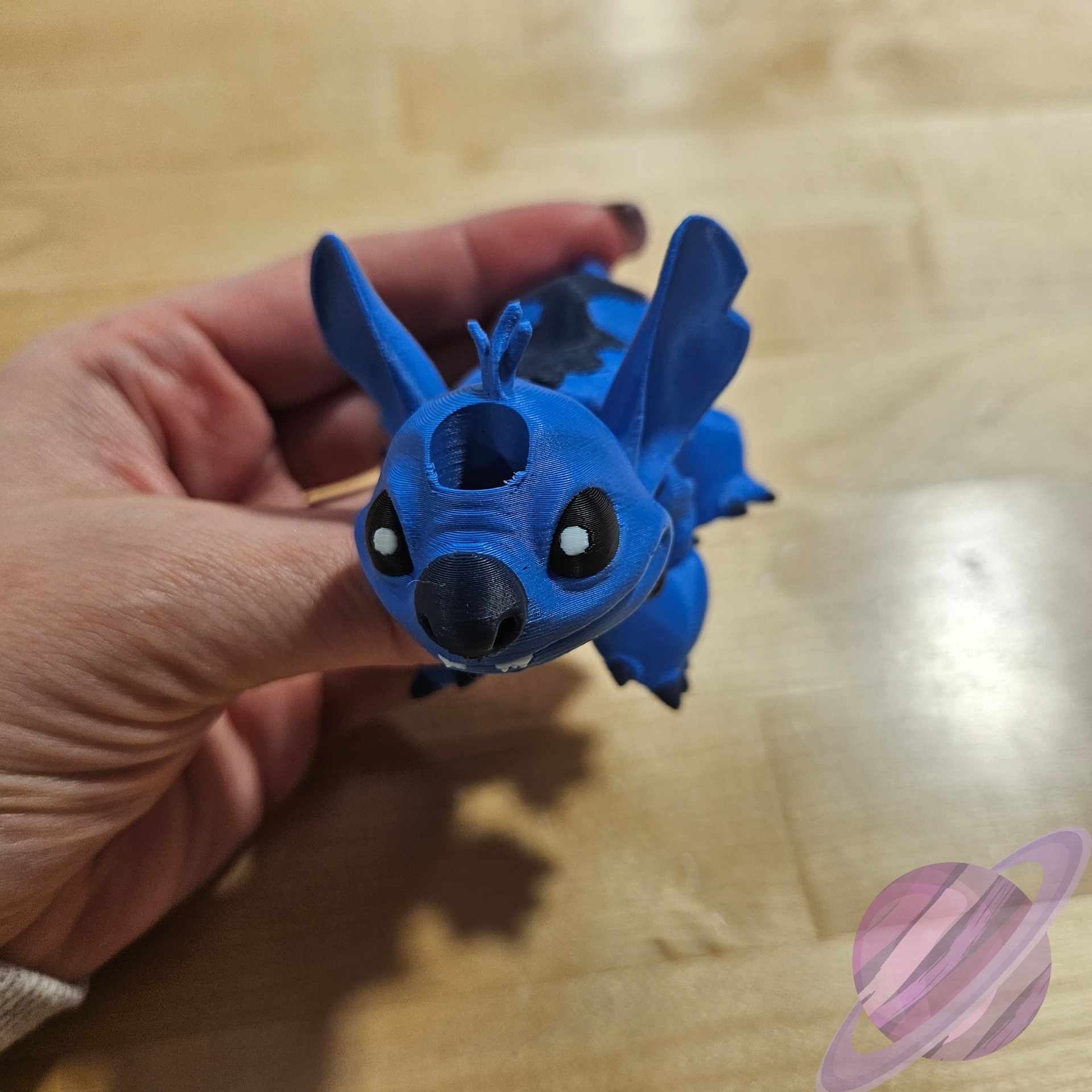 BLUE ALIEN-3D PRINTED STRAW BUDDY - Image 6