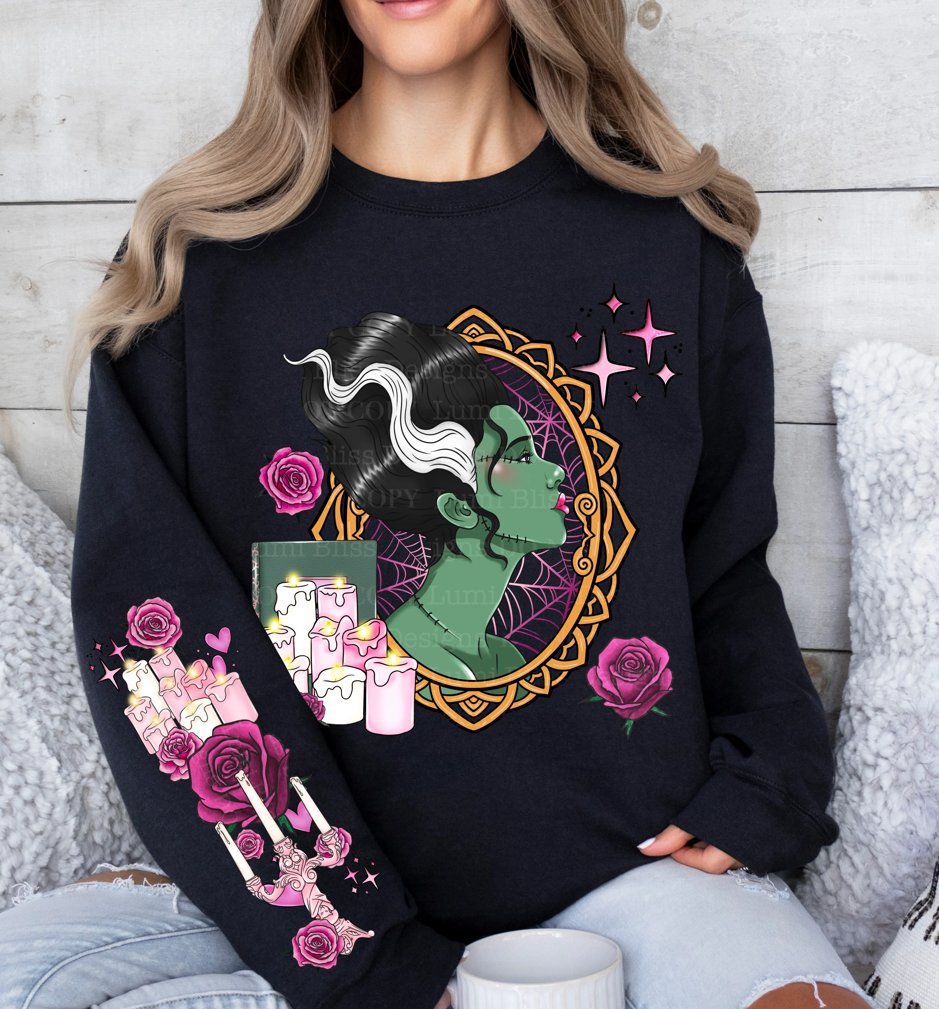 LADY FRANK W/ SLEEVE PRINT